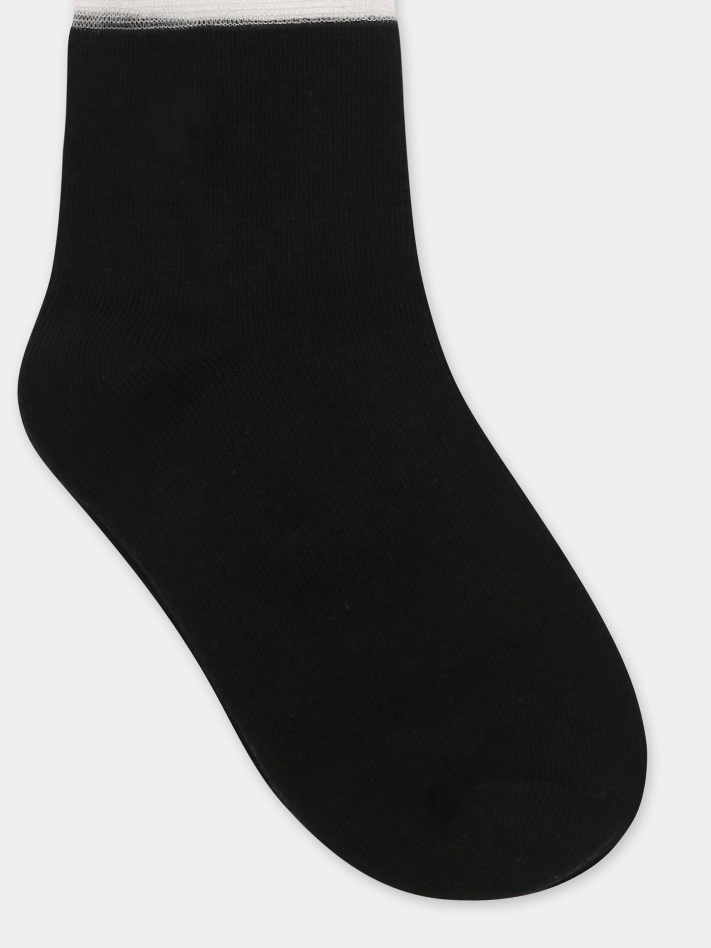 Balck socks for girl with Karl Lagerfeld