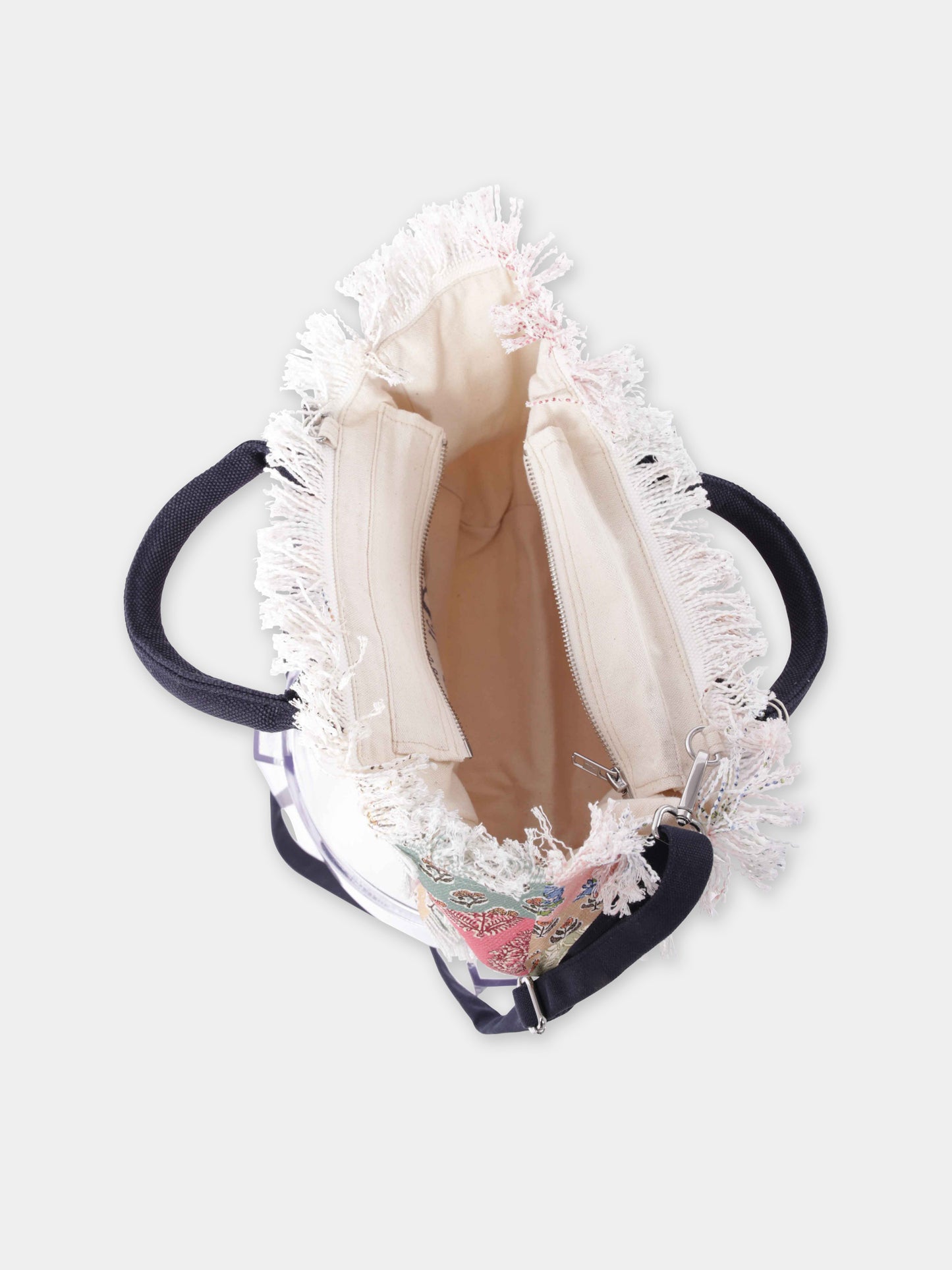 Borsa mare Colette multicolor per bambina con stampa patchwork,Mc2 Saint Barth,COL0001 01250H