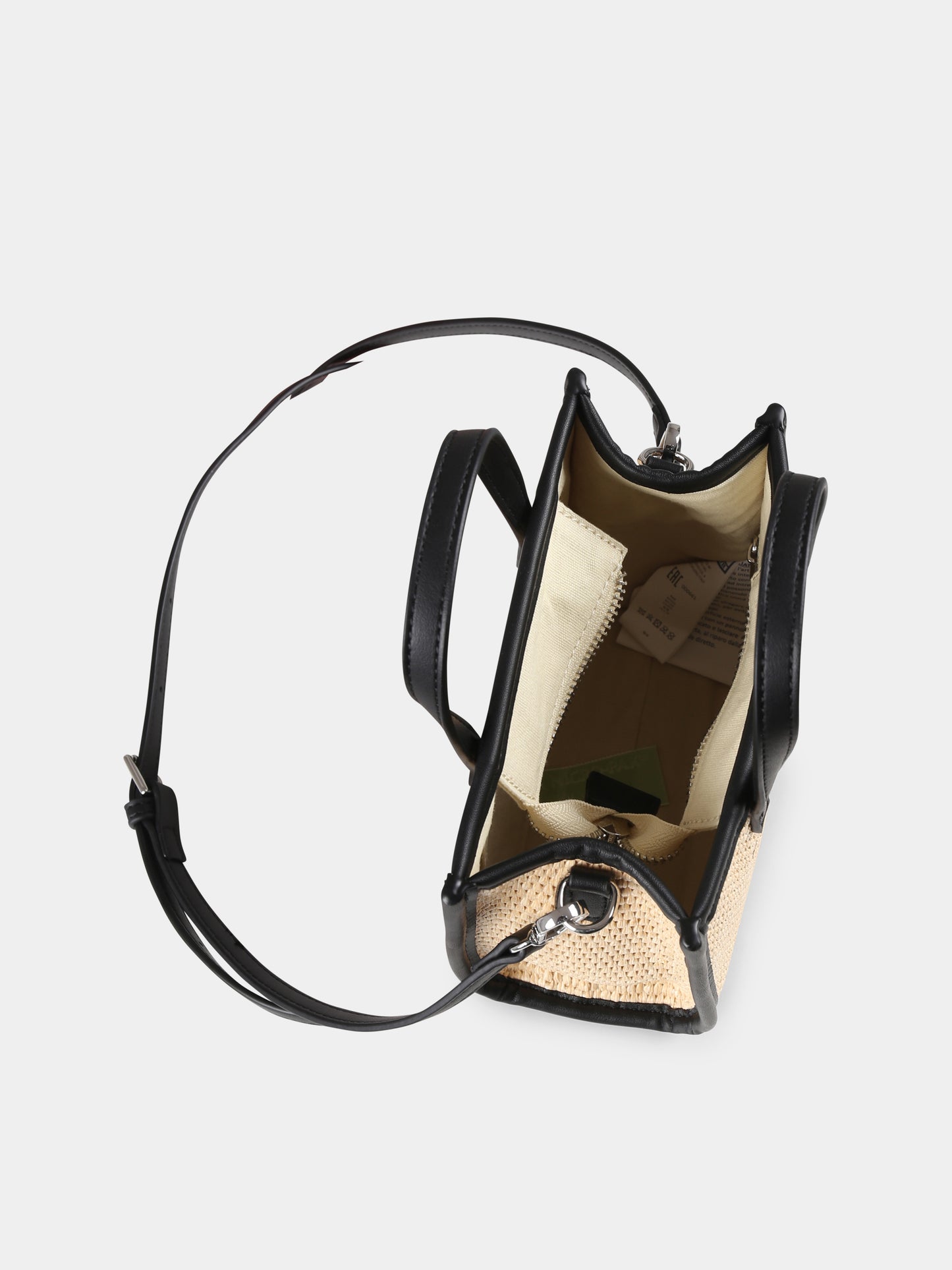 Beige bag for girl with logo