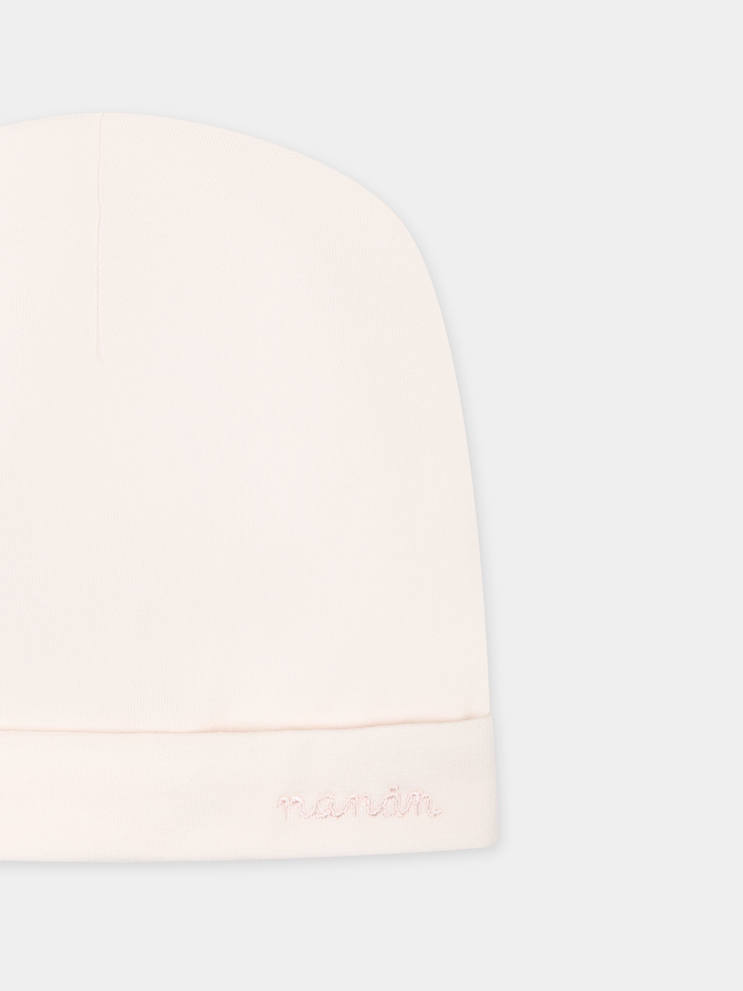 Cappello rosa per neonata con logo,Nanán,E25581R