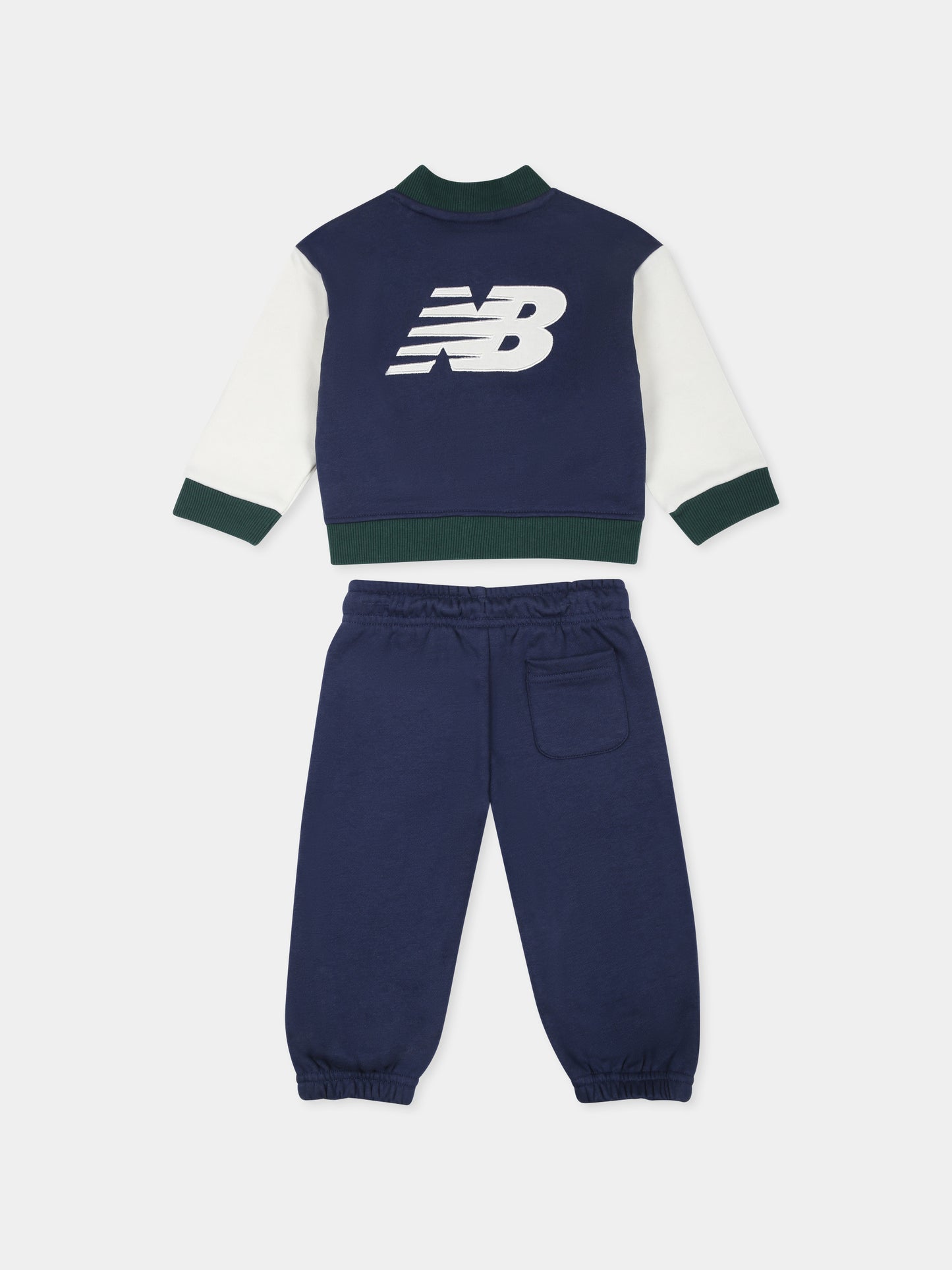 Completo blu per neonato con logo,New Balance,LAKB0098I NNY
