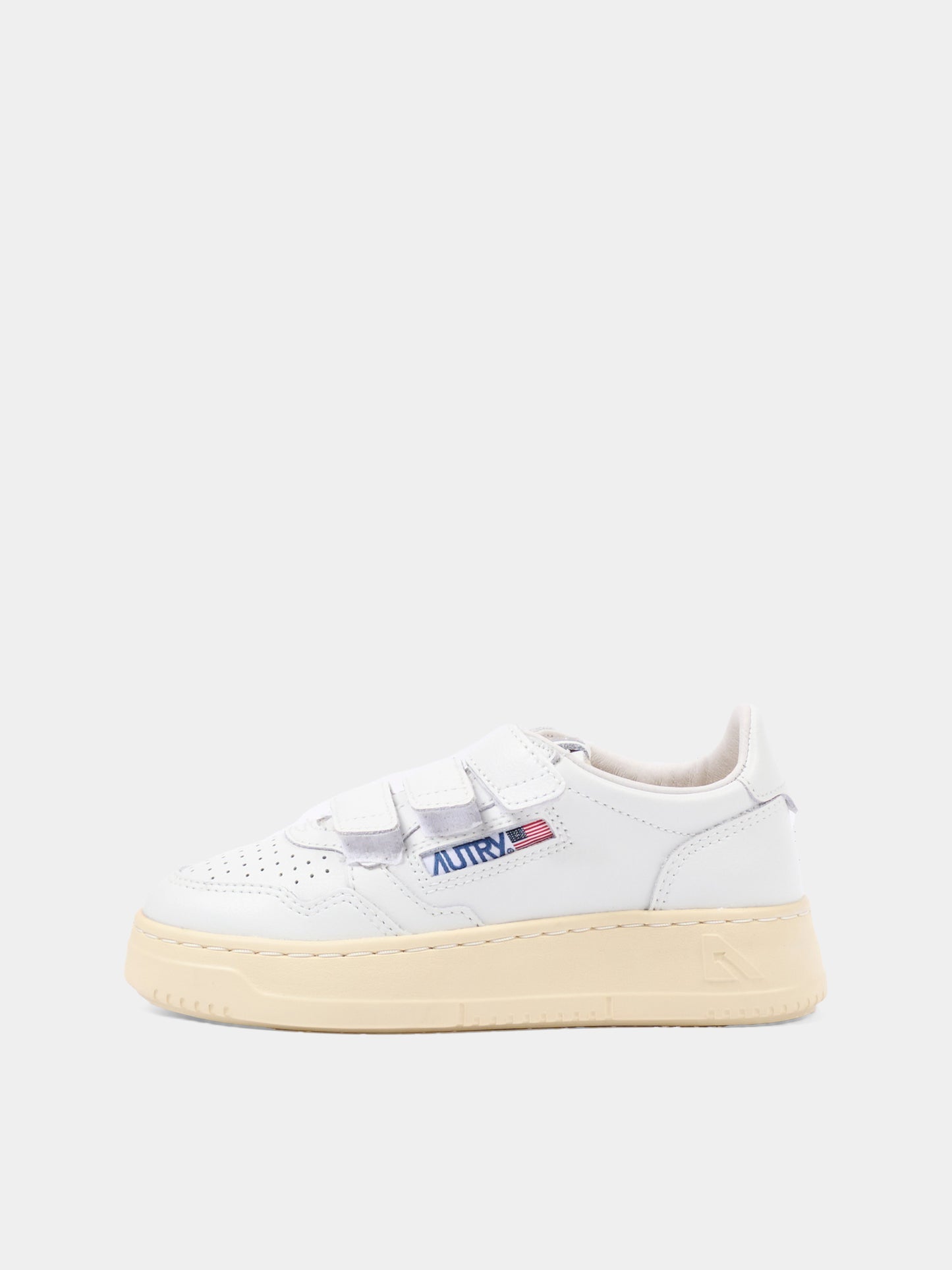 Sneakers bianche per bambini con logo,Autry,KILK FF03