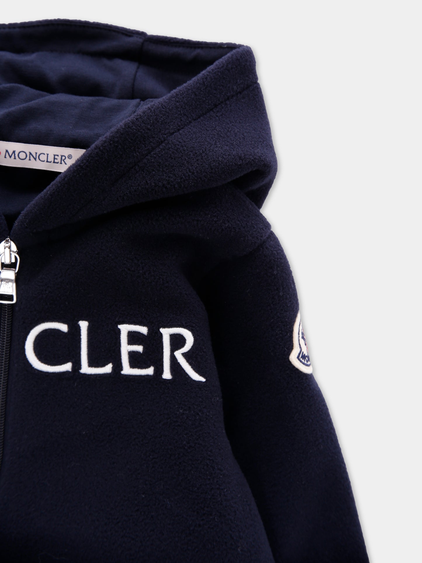 Tutina blu per neonati con logo,Moncler Kids,K2951 - 8L00003 - 80093 778