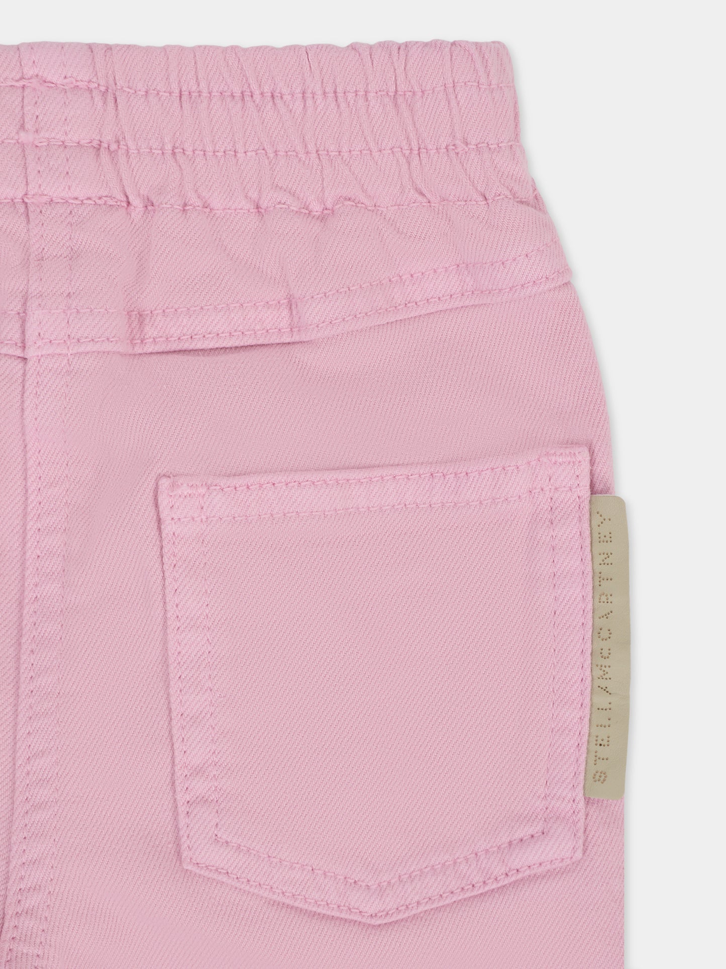 Pantaloni rosa per neonata,Stella Mccartney Kids,TX6110 Z0156 568