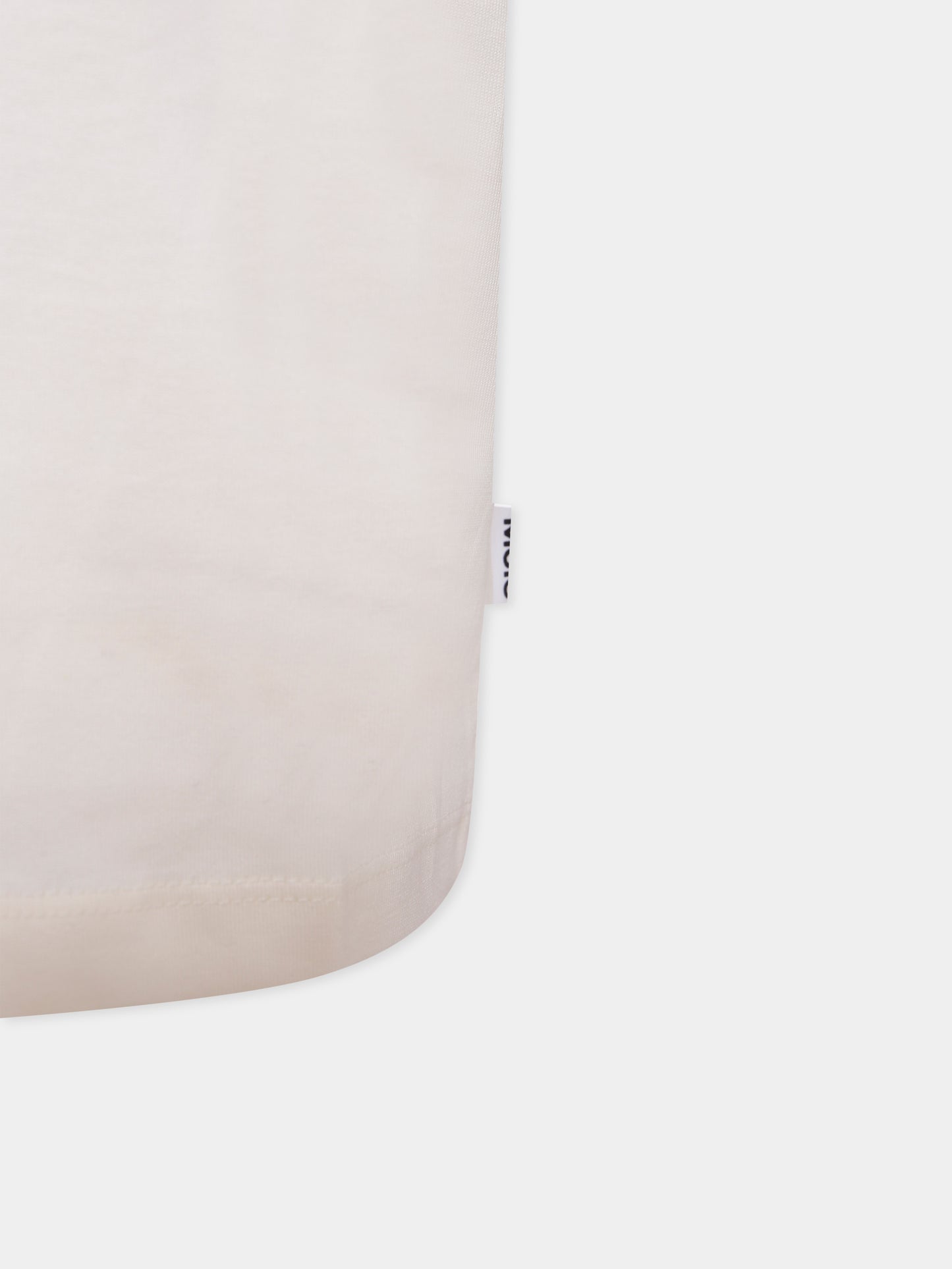 T-shirt Riley avorio per bambina con coniglio e scritta,Molo,2W25A204 5498