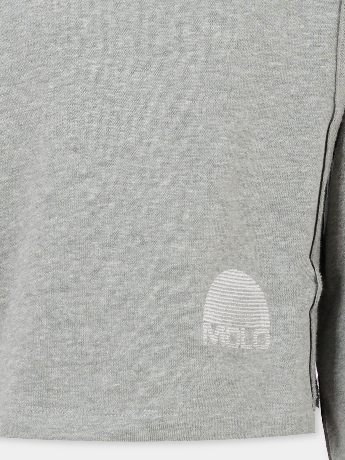 Felpa Madison grigia per bambini con logo,Molo,2W25J307 1046