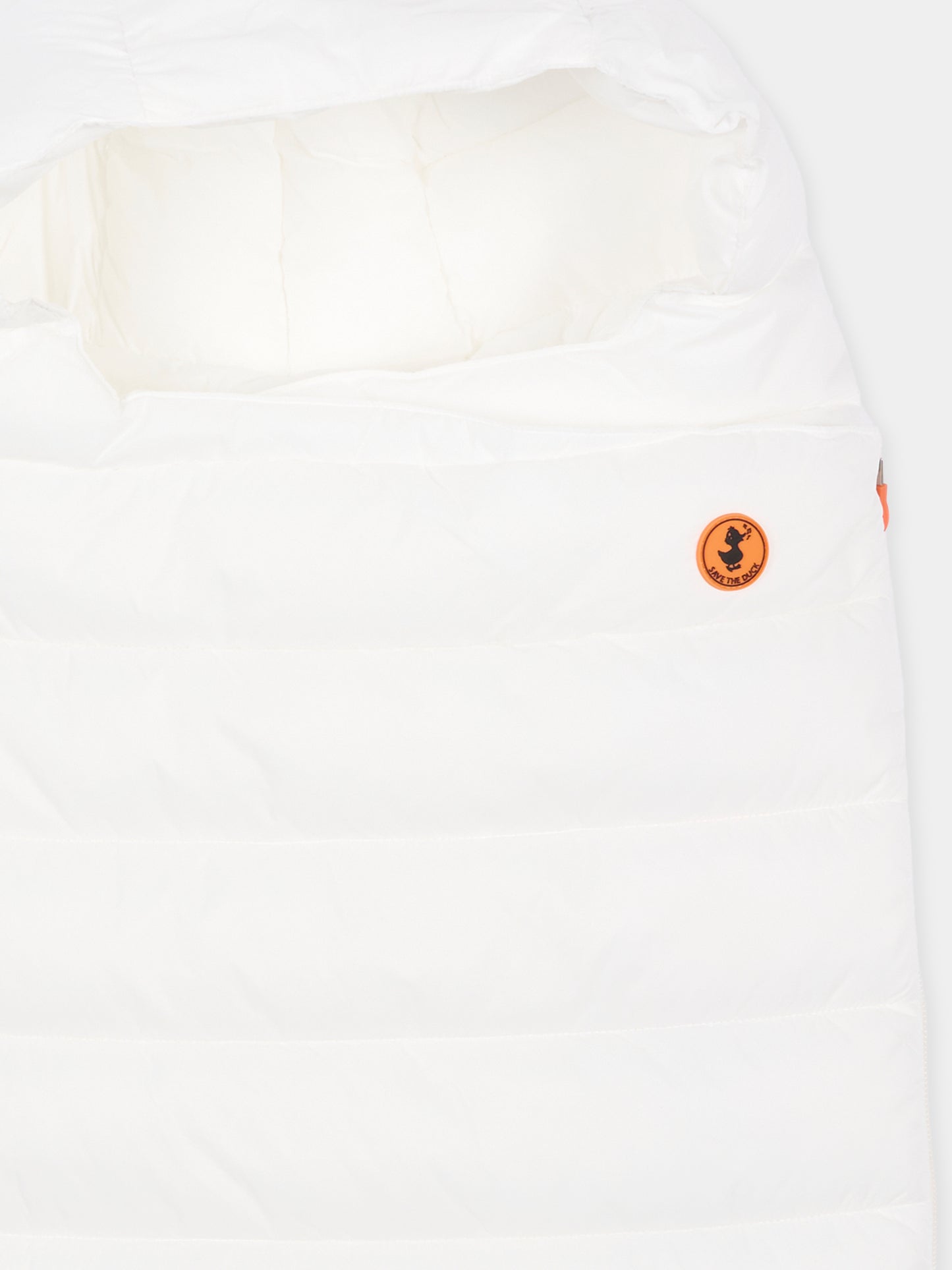 Sacco nanna May bianco per neonati con logo,Save The Duck Kids,I30001X GIGA21 00002