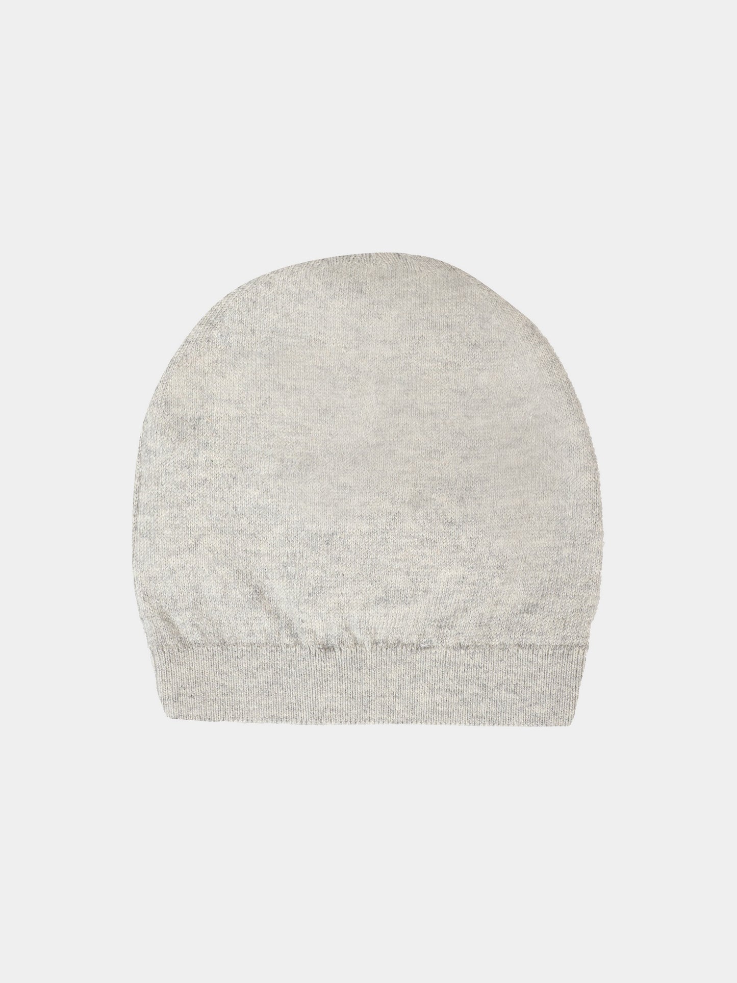 Berretto grigio per neonati con Teddy Bear e logo,Moschino Kids,MUX05K LHE43 60901