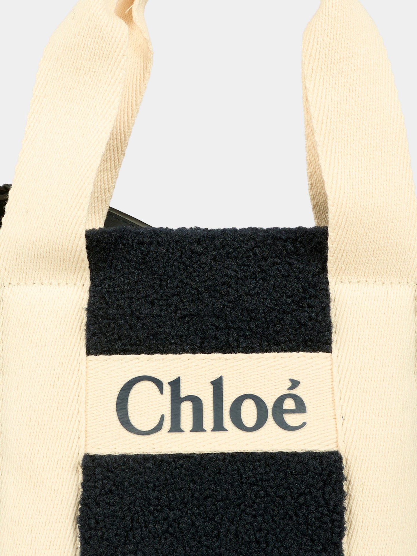 Borsa blu per bambina con logo,Chloé Kids,C20688 859