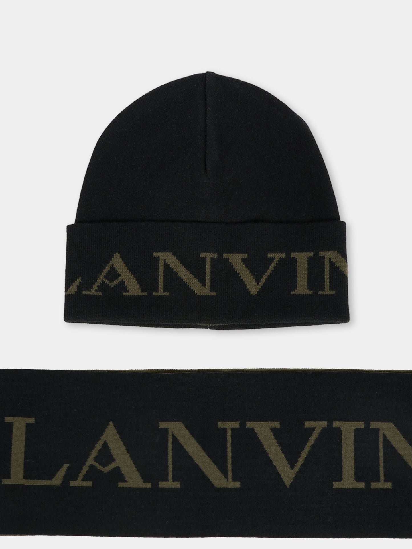 Set accessori nero per bambini con logo,Lanvin Petite,N30323 M46