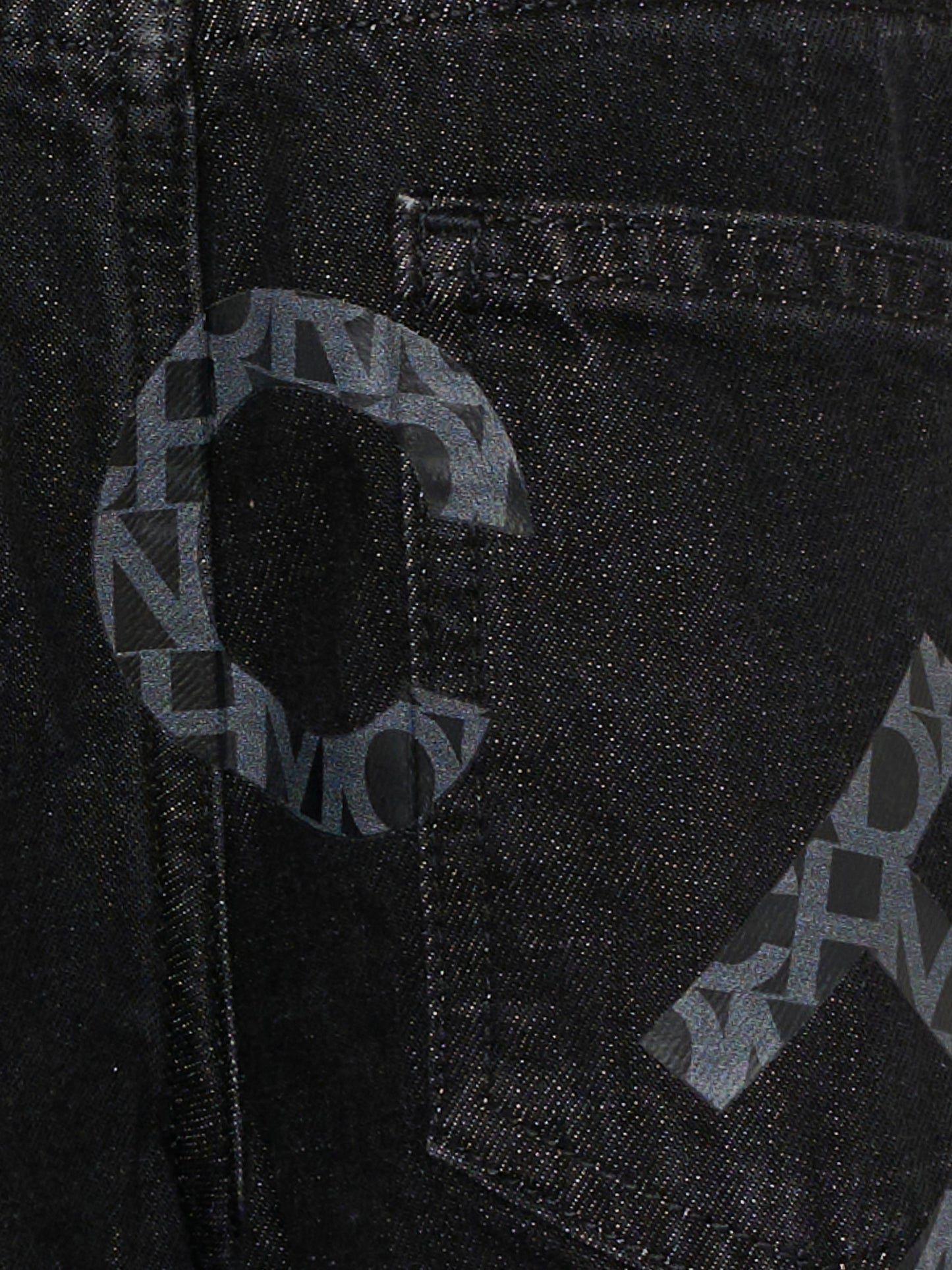 Jeans neri per bambino con logo,Richmond,RBA25226JE DENIM BLACK