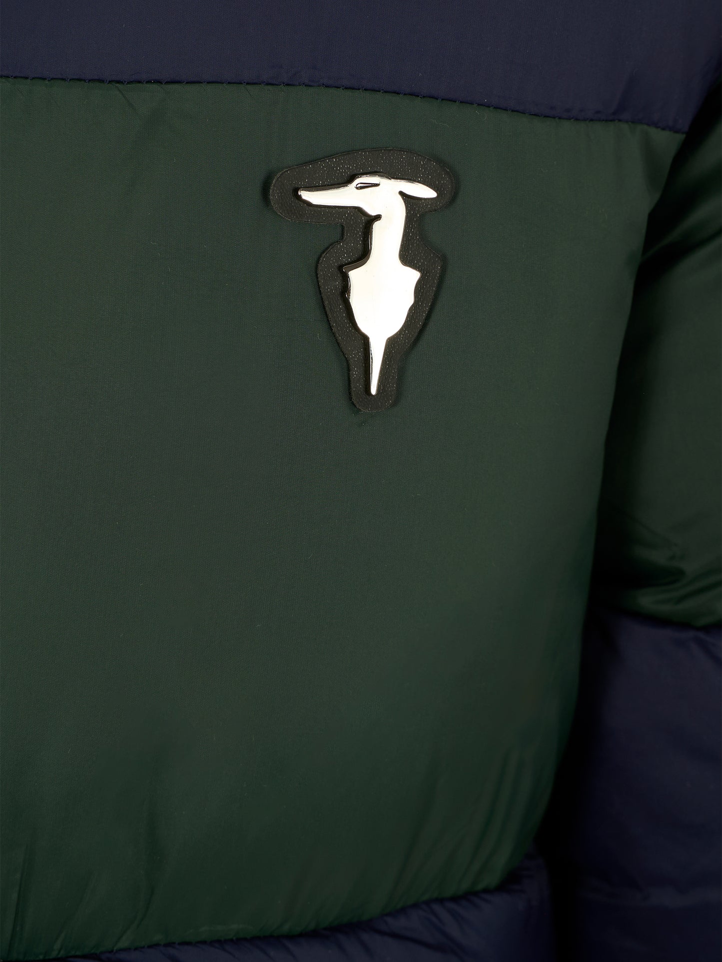 Piumino blu per bambino con logo,Trussardi Junior,TBA25051PI PEACOAT