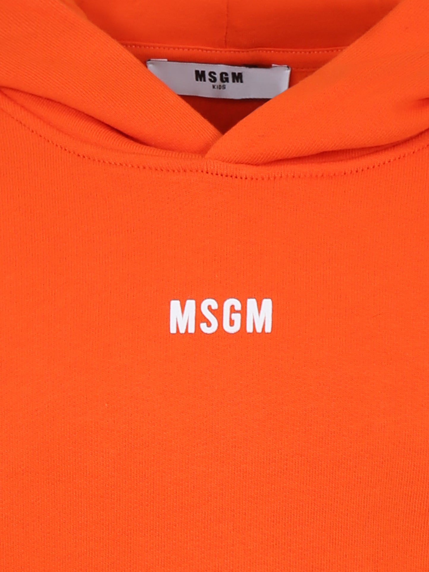 Felpa arancione per bambino con logo,Msgm Kids,F4MSJBHS095 030
