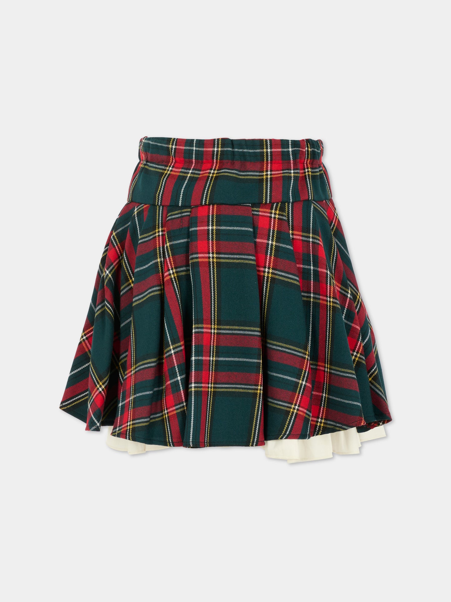 Gonna rossa per bambina con bottoni,La Stupenderia,1TCGN24Z15