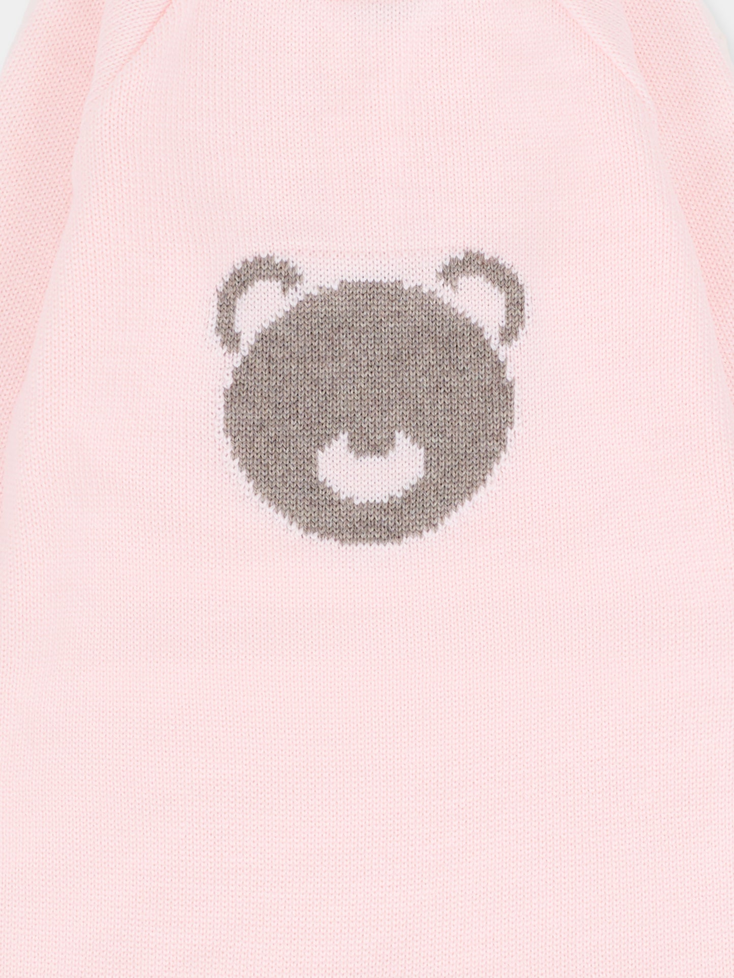 Tutina rosa per neonata con orso,Little Bear,2110 CIPRIA/TORTORA
