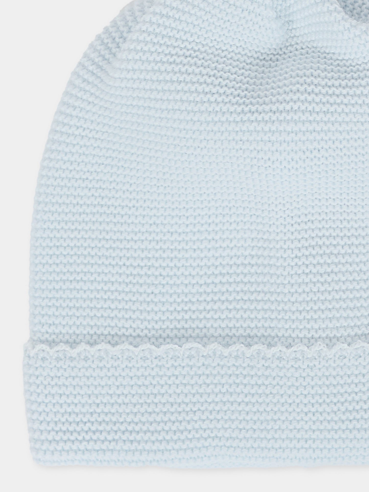 Berretto celeste per neonato con ricamo,Little Bear,2108 CIELO/LATTE