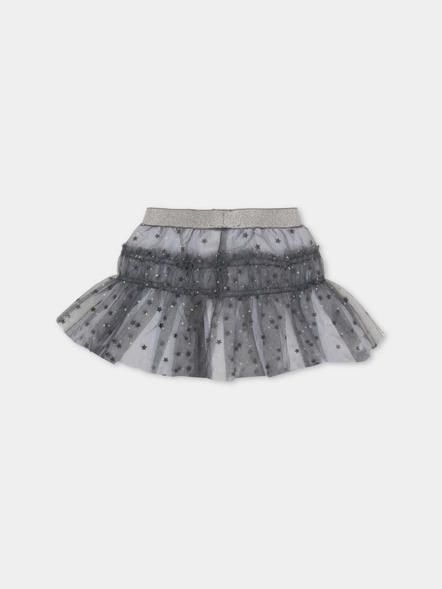 Gonna grigia per neonata con stelle,Mayoral,2901 019