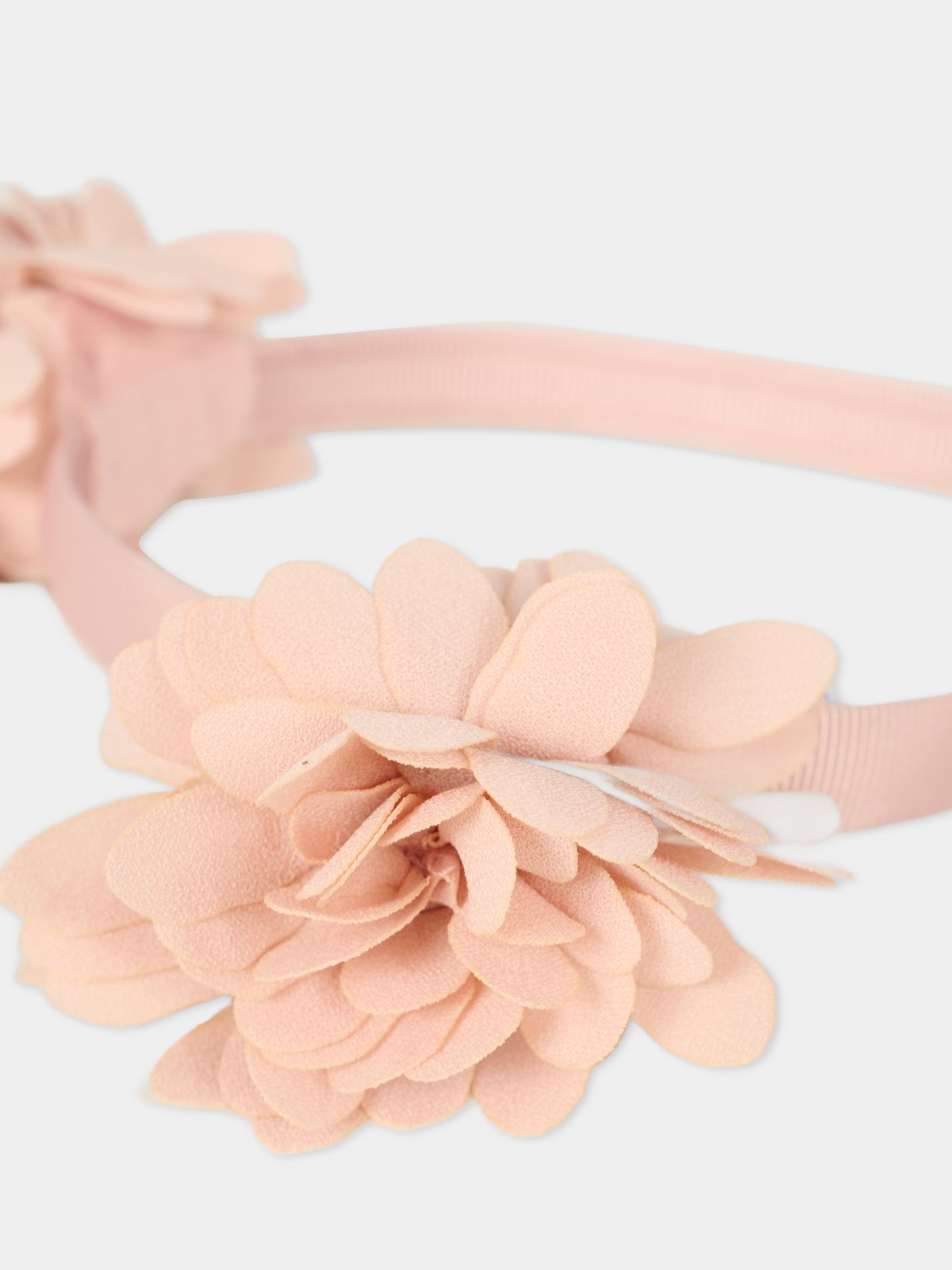 Cerchietto rosa per neonata con fiori,Mayoral,10026 069