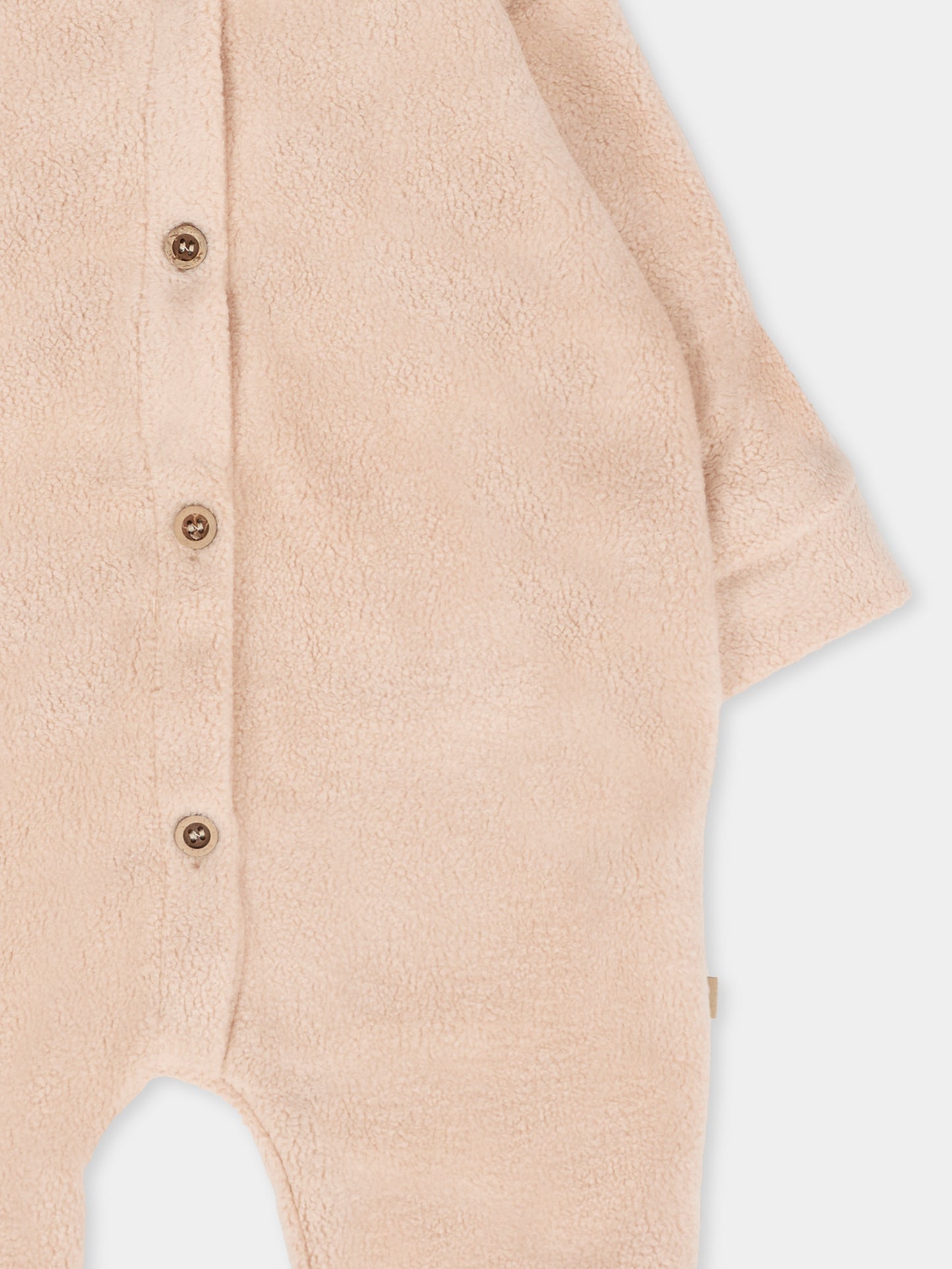 Tutina rosa per neonata con cappuccio,Bamboom,1066 VINTAGE PINK