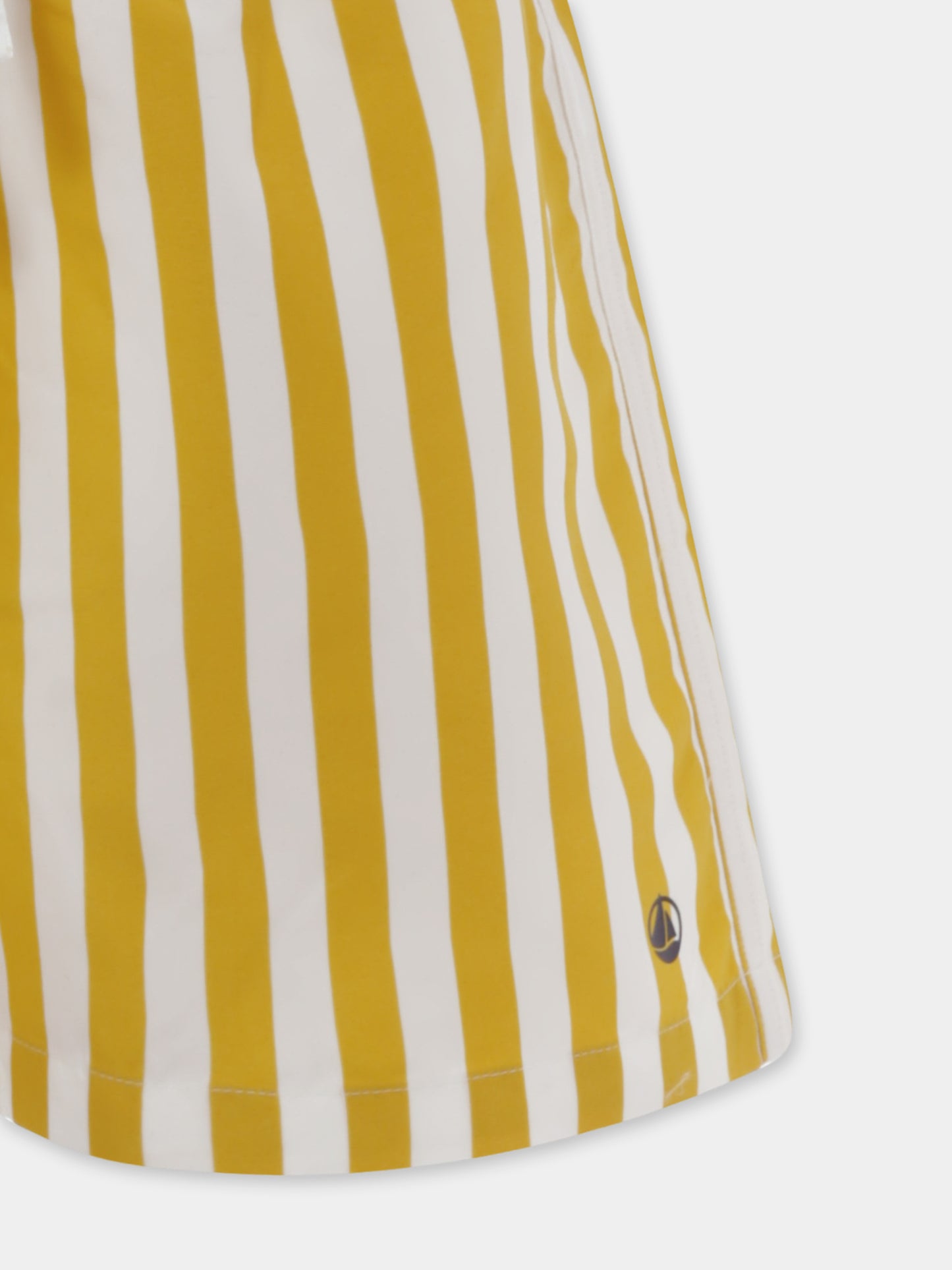 Boxer mare giallo per bambino con logo,Petit Bateau,A09NS 02