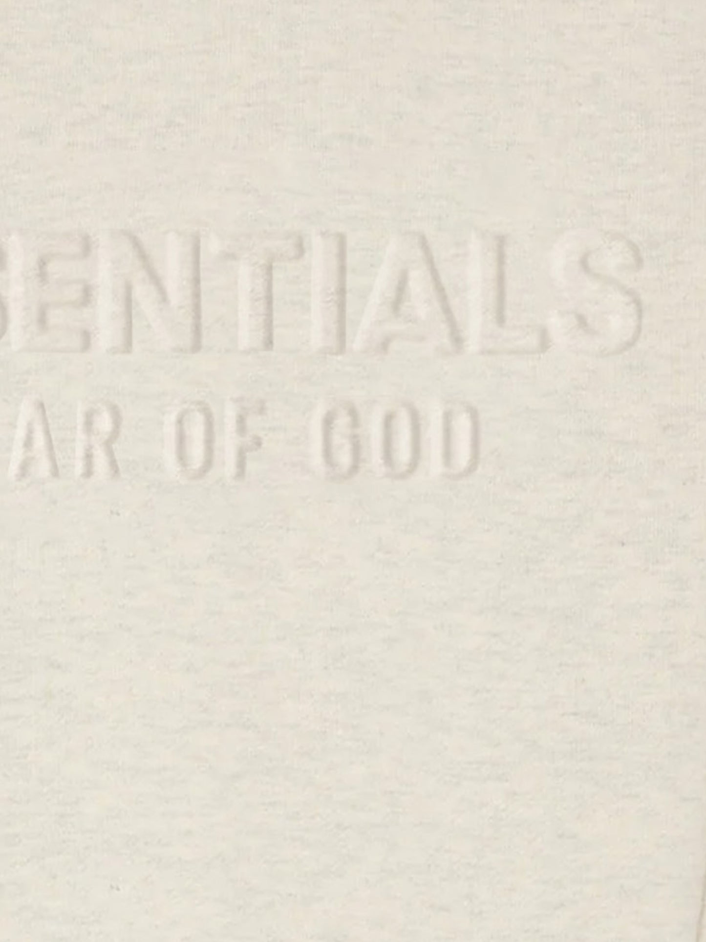 Felpa grigia per bambini con logo,Fear Of God Essentials,785HO252541K OATMEAL HEATHER