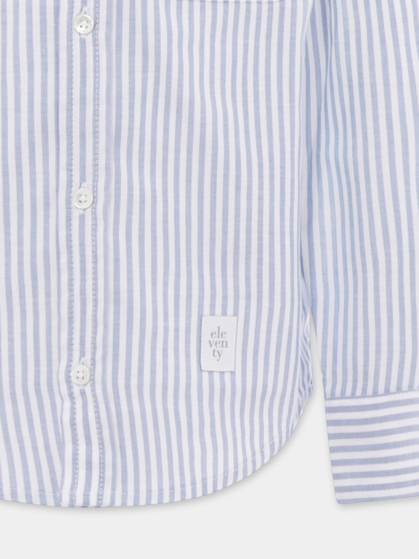 Light blue shirt for boy with logo