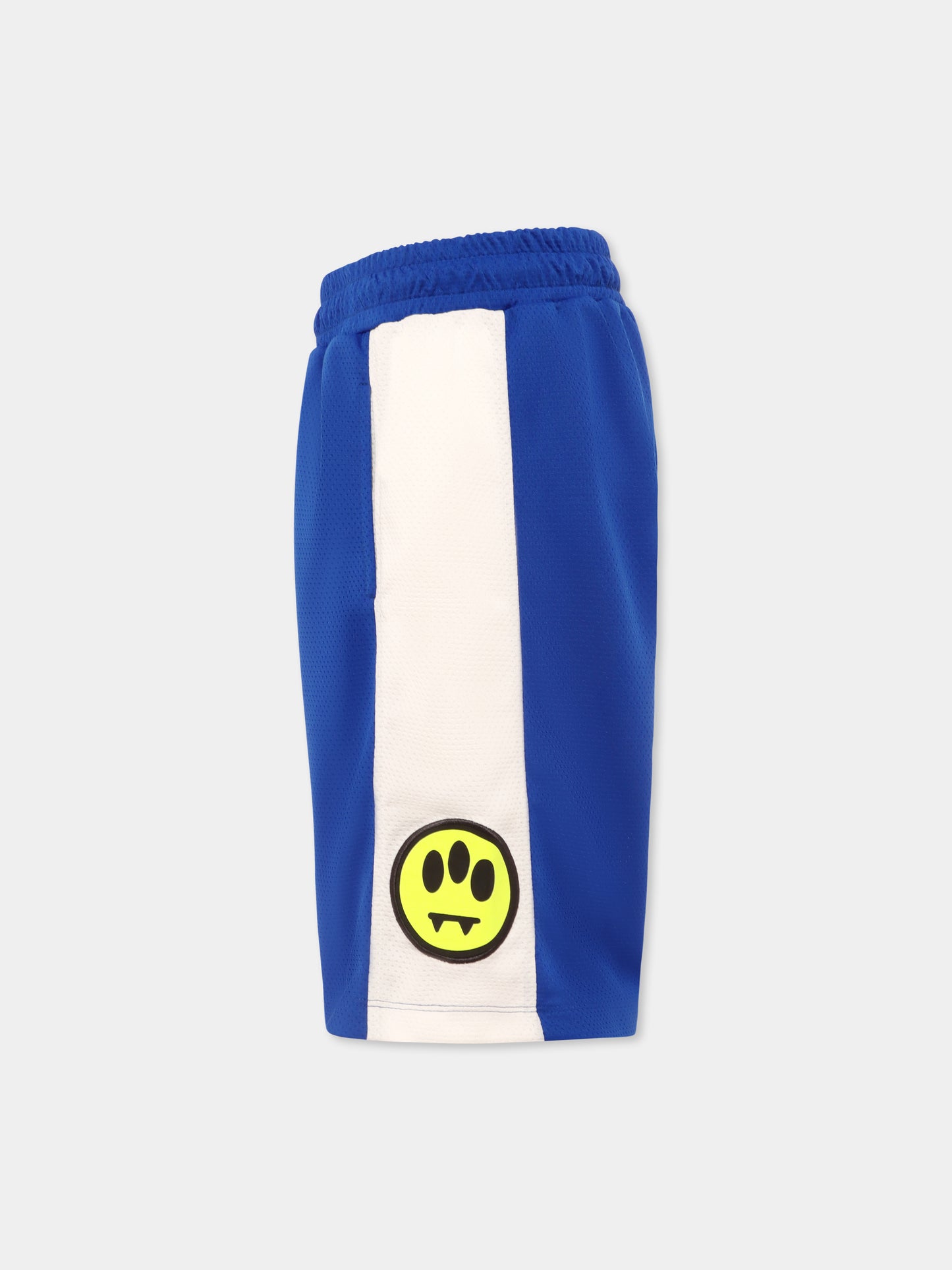 Blue shorts for kids with smiley