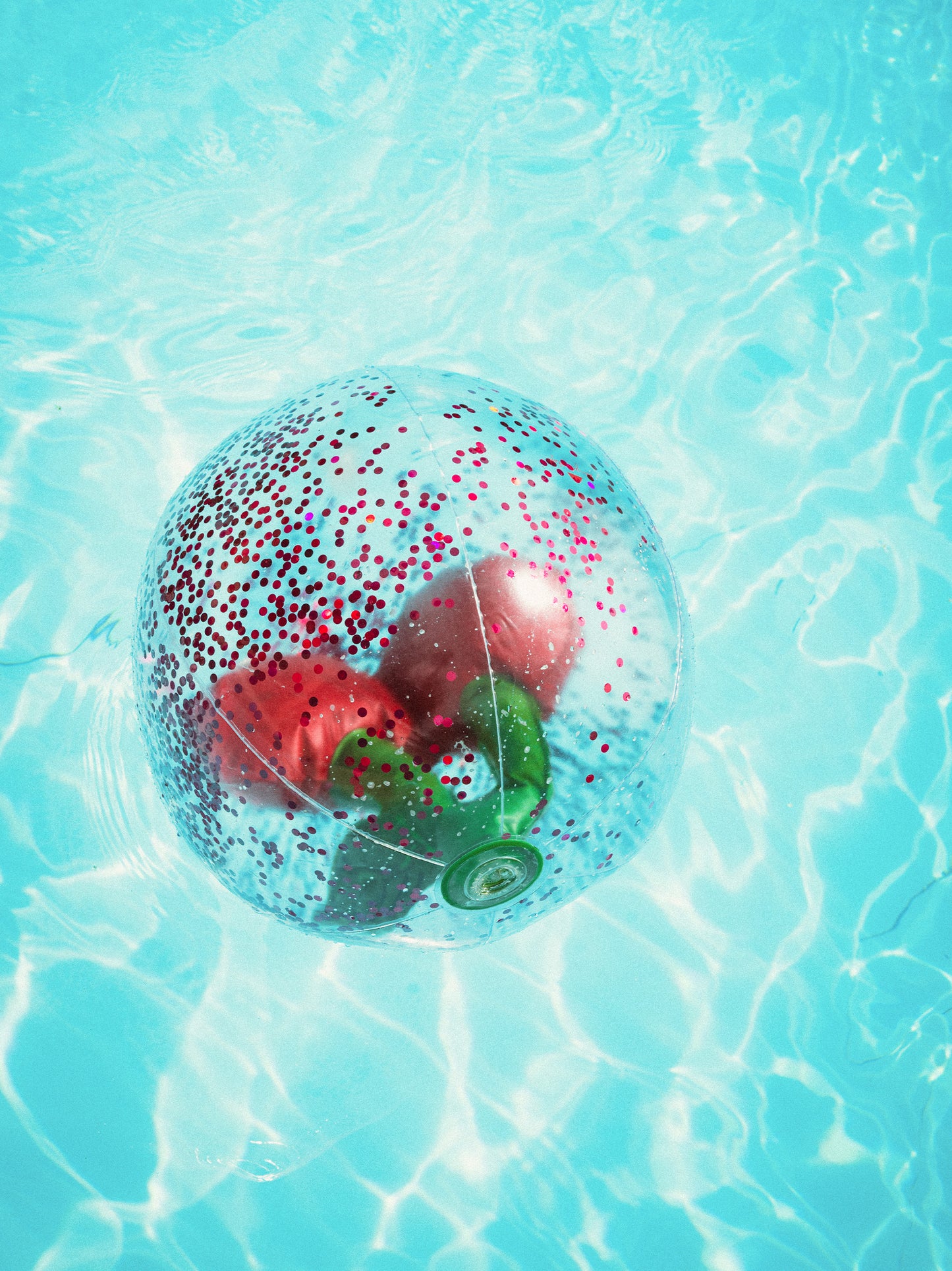 Pallone trasparente per bambina con ciliegia,Konges Sløjd,KS100804 CHERRY