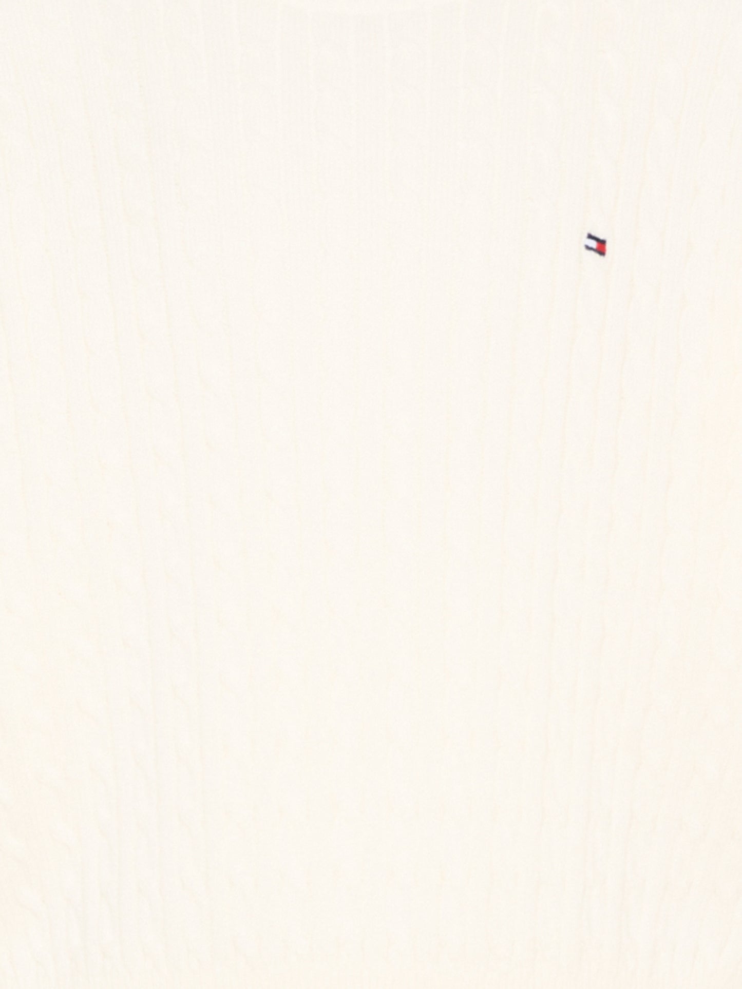 Maglione avorio per bambina con Tommy flag,Tommy Hilfiger Junior,KG0KG08848 YA8