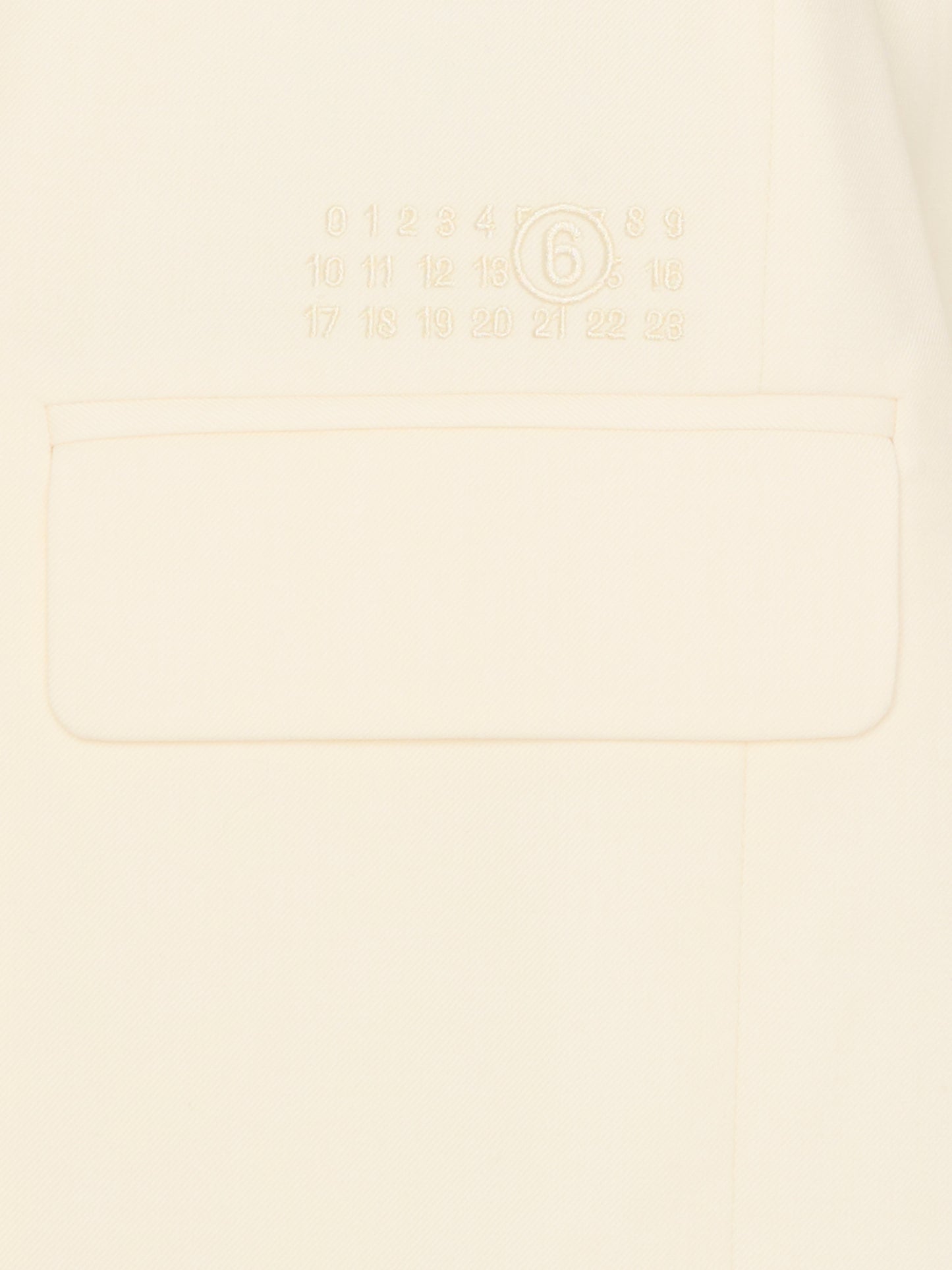 Gilet avorio per bambina con logo,Mm6 Maison Margiela,M60933 MM07G M6103