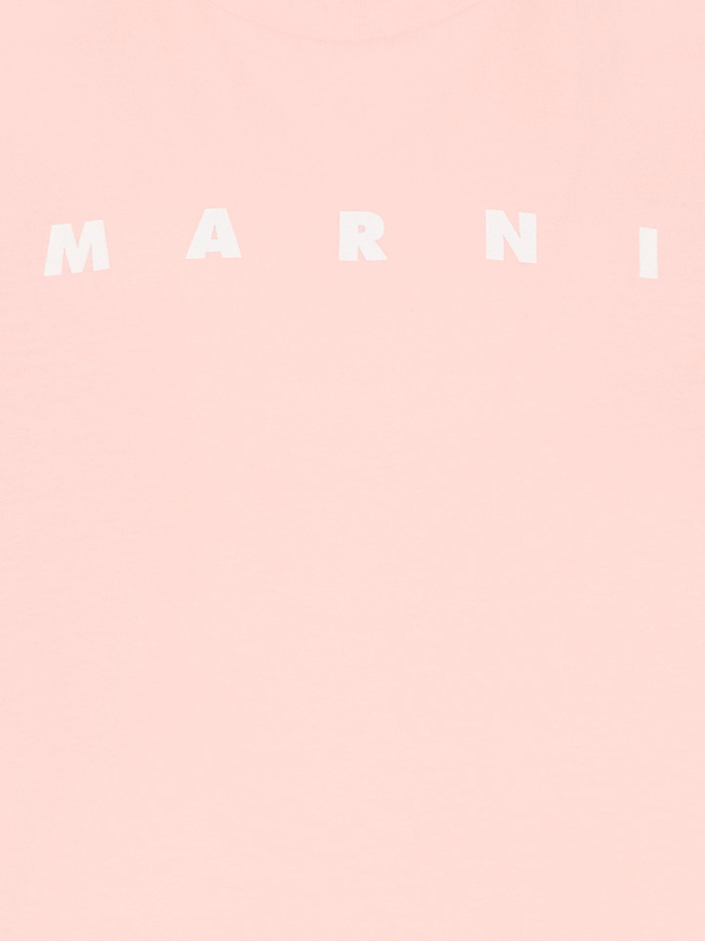 T-shirt rosa per bambina con logo,Marni Kids,M01601 M00RF 0M351