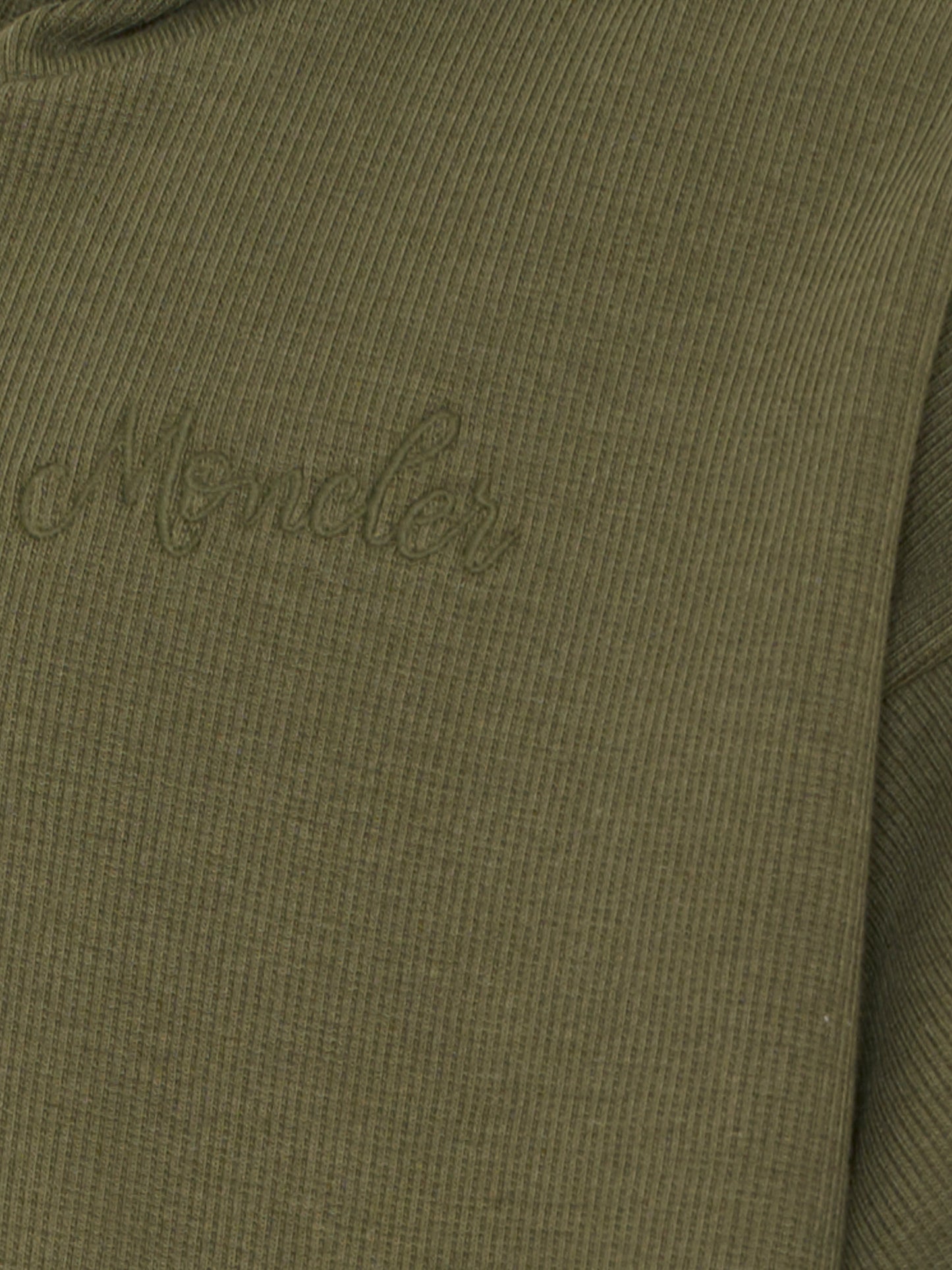 Felpa verde per bambina con logo,Moncler Kids,L1954 8G00006 89AHP 825