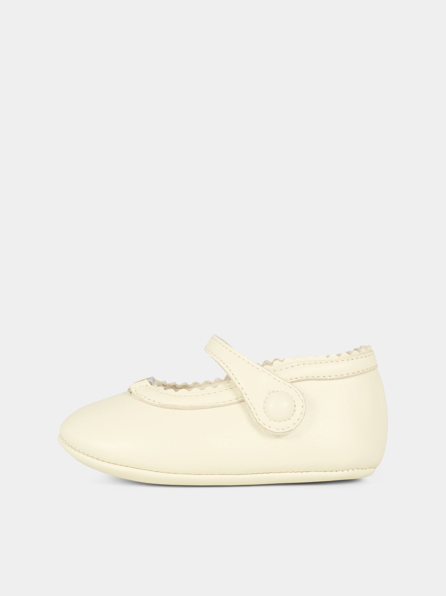 Ballerine avorio per neonata con GG,Gucci Kids,834357 1D700 9110