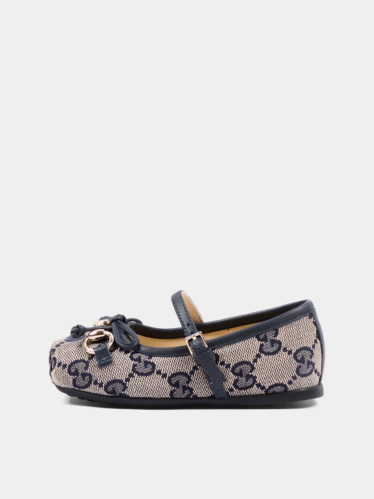 Ballerine beige per bambina con monogram,Gucci Kids,856589 HWK20 4041
