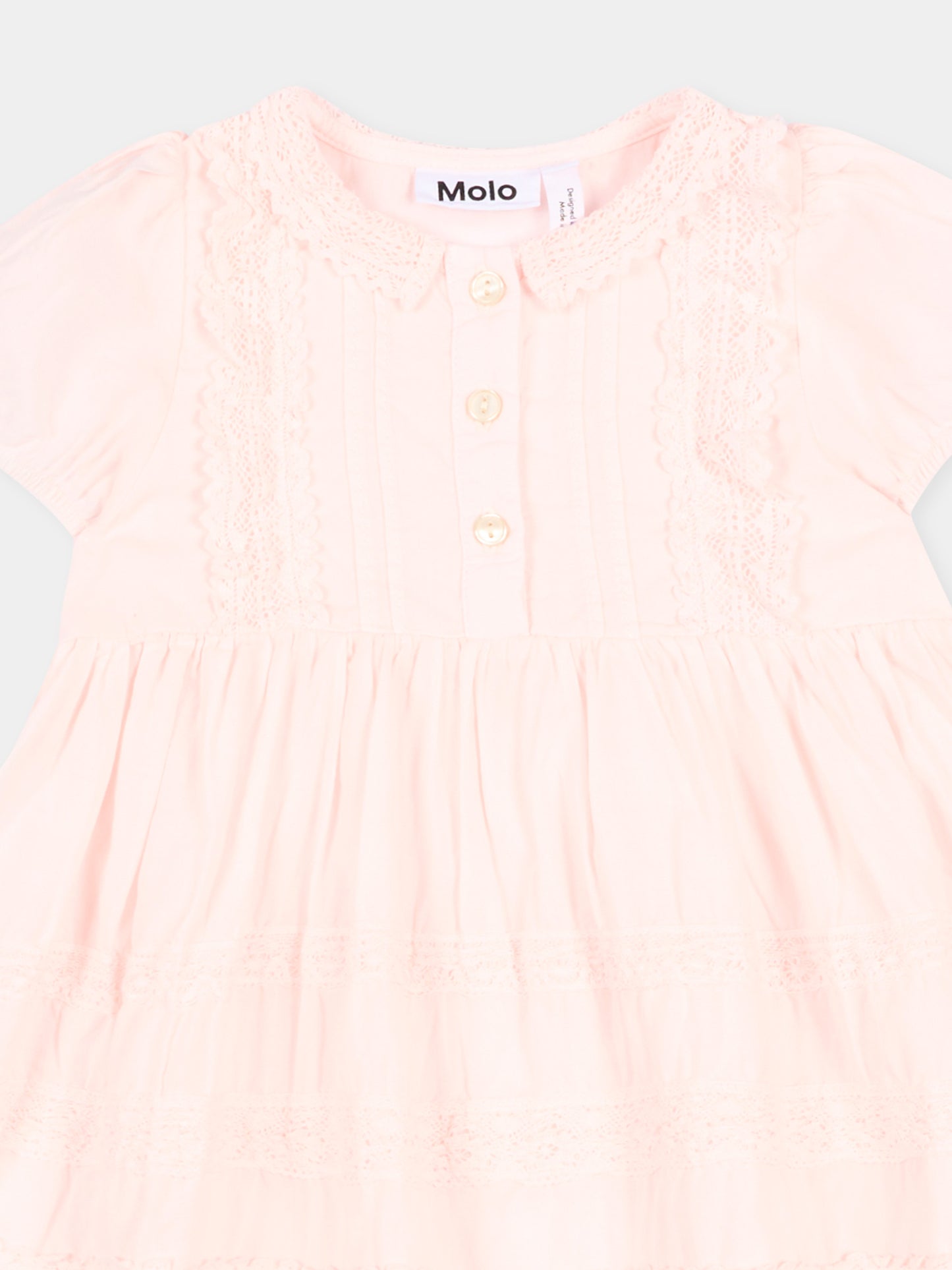 Vestito rosa Carnation per neonata,Molo,4S26E120 5647