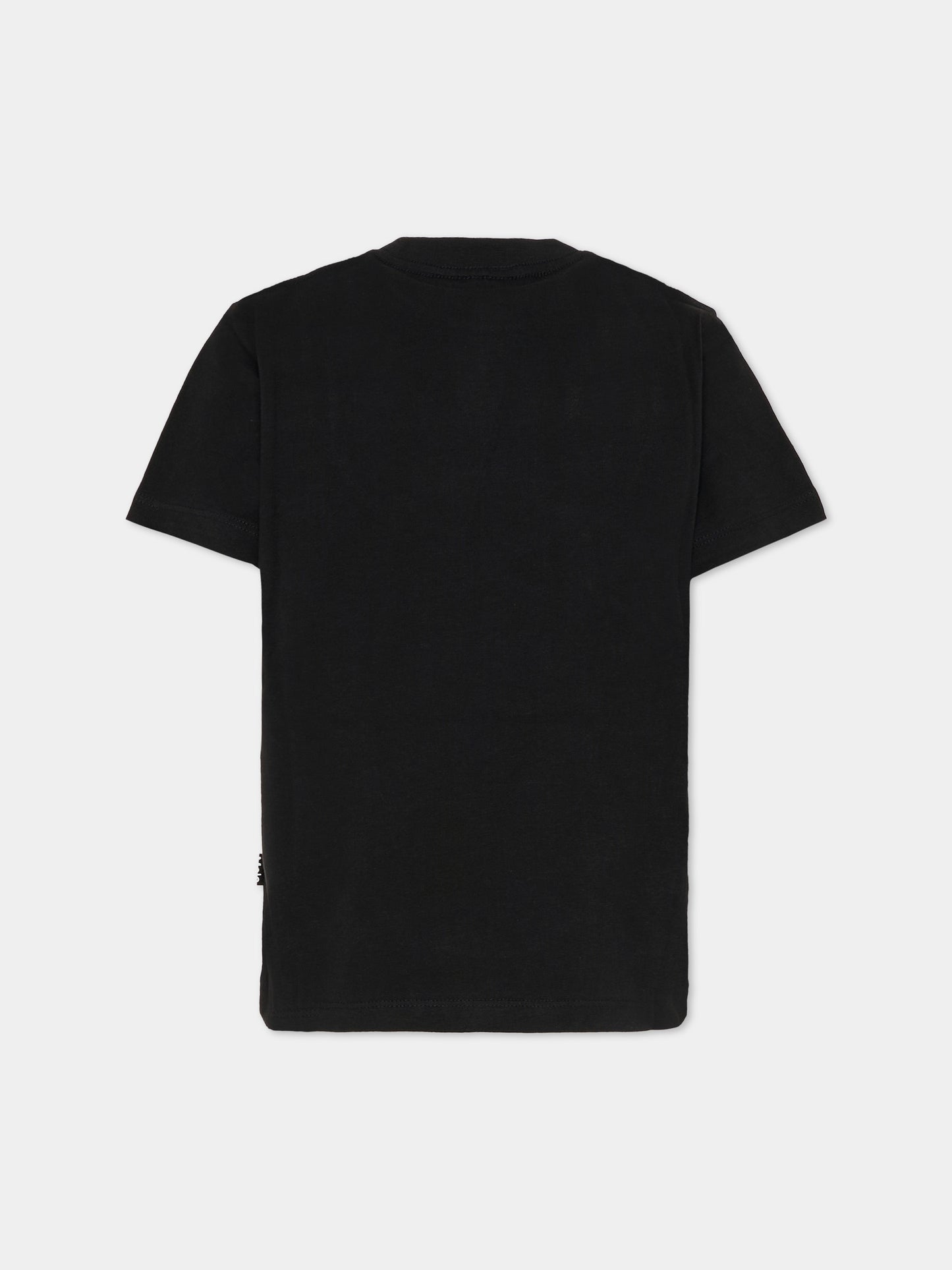 T-shirt Roxo nera per bambini con smile,Molo,6S26A201 0099