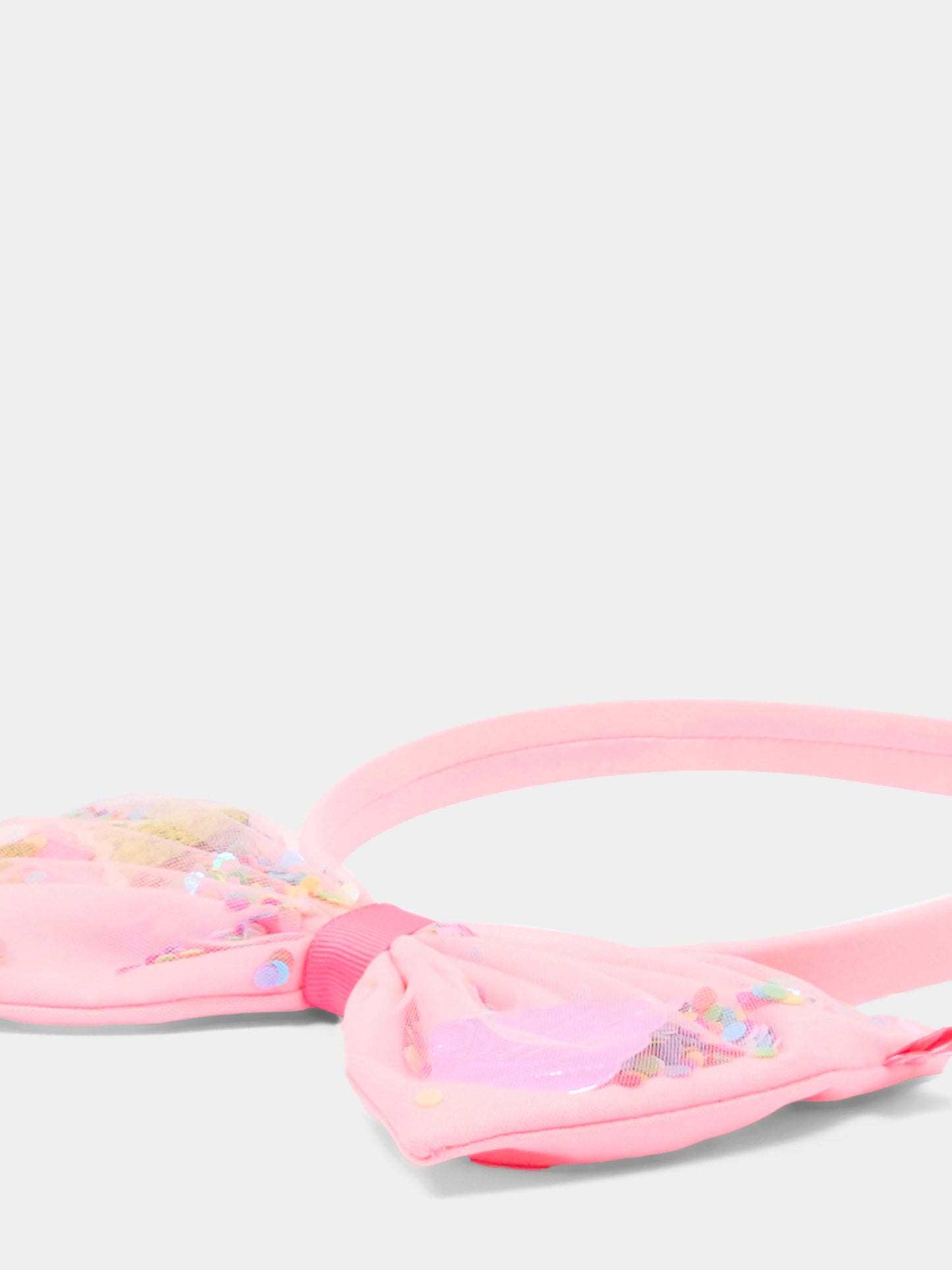 Cerchietto rosa per bambina con fiocco,Billieblush,U22053 44L