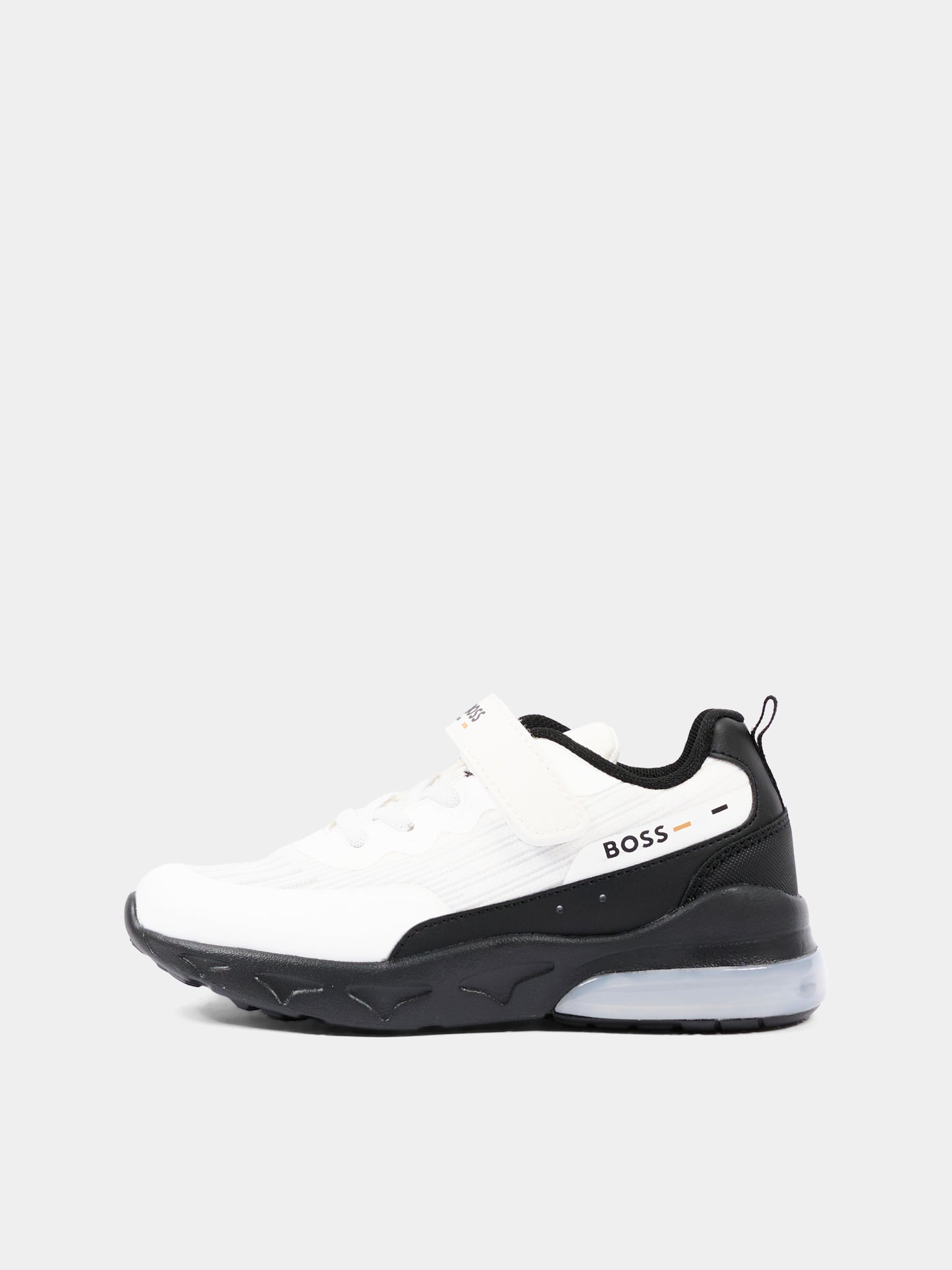 Sneakers multicolor per bambino con logo,Boss,J52830 10P