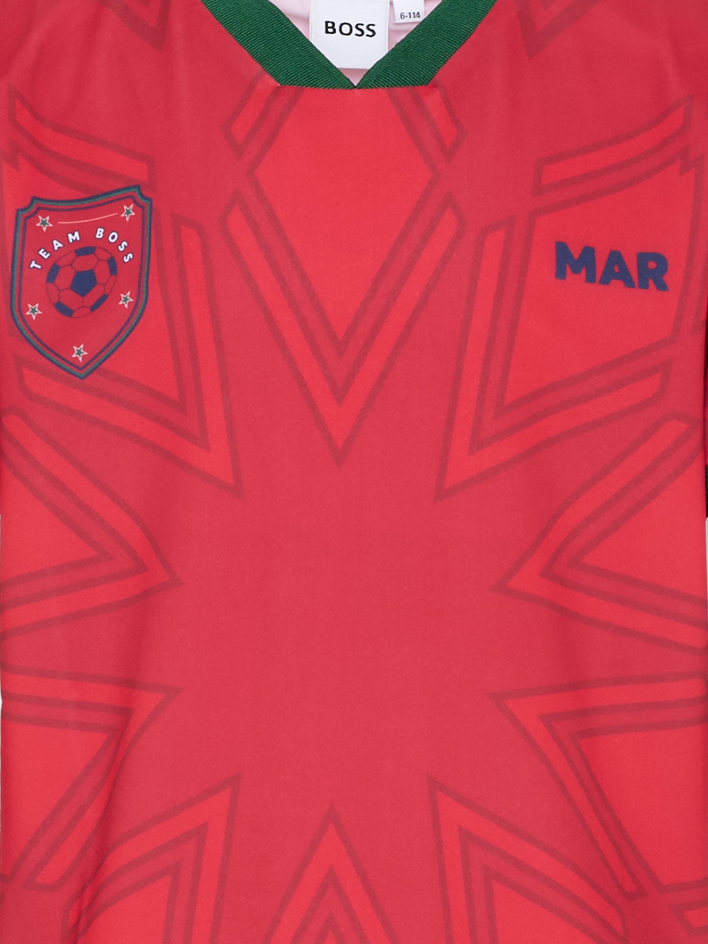 T-Shirt rossa Marocco per bambino,Boss,J53255 978