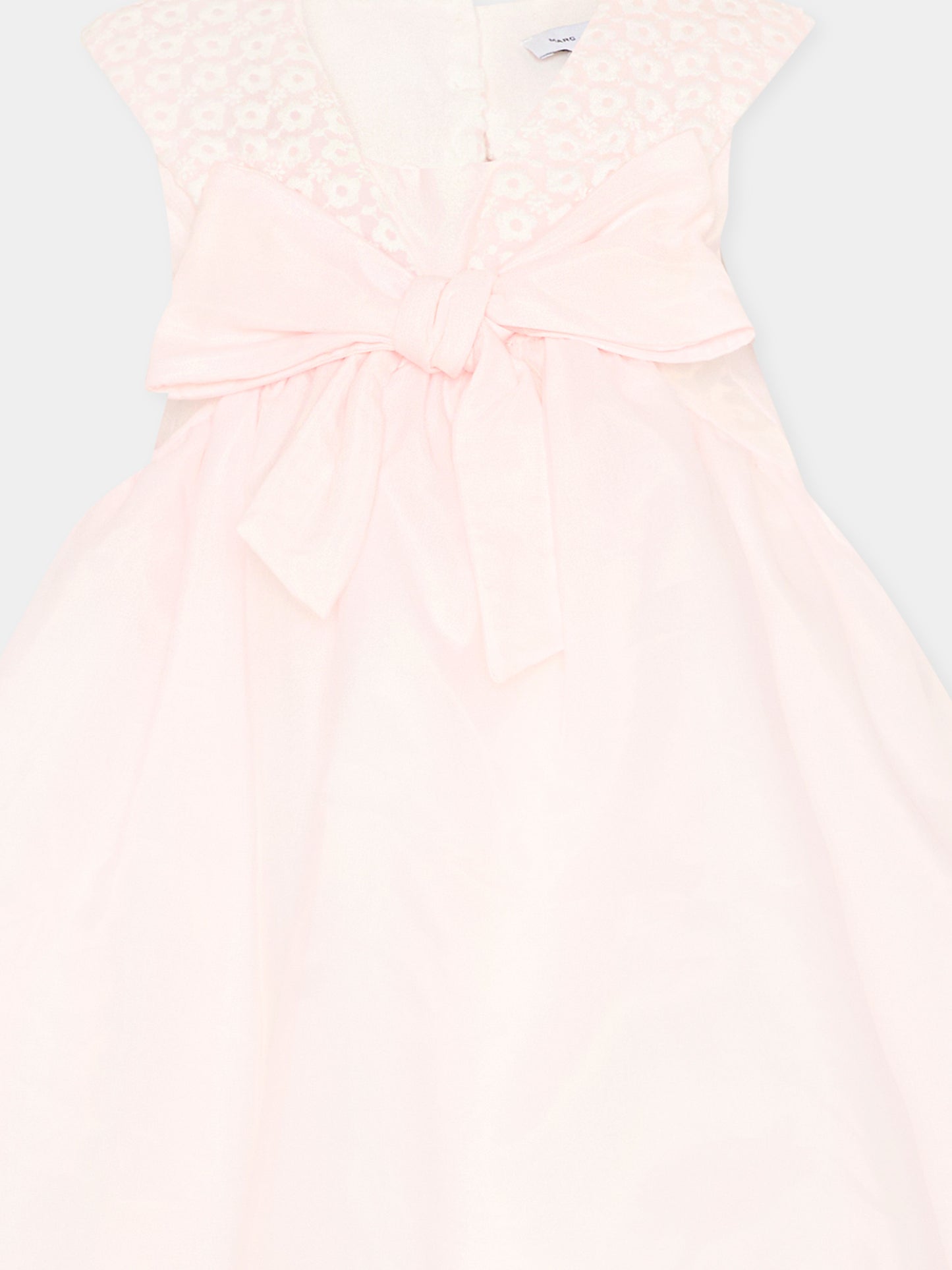 Abito rosa per bambina con fiocco,Marc Jacobs,W60856 470