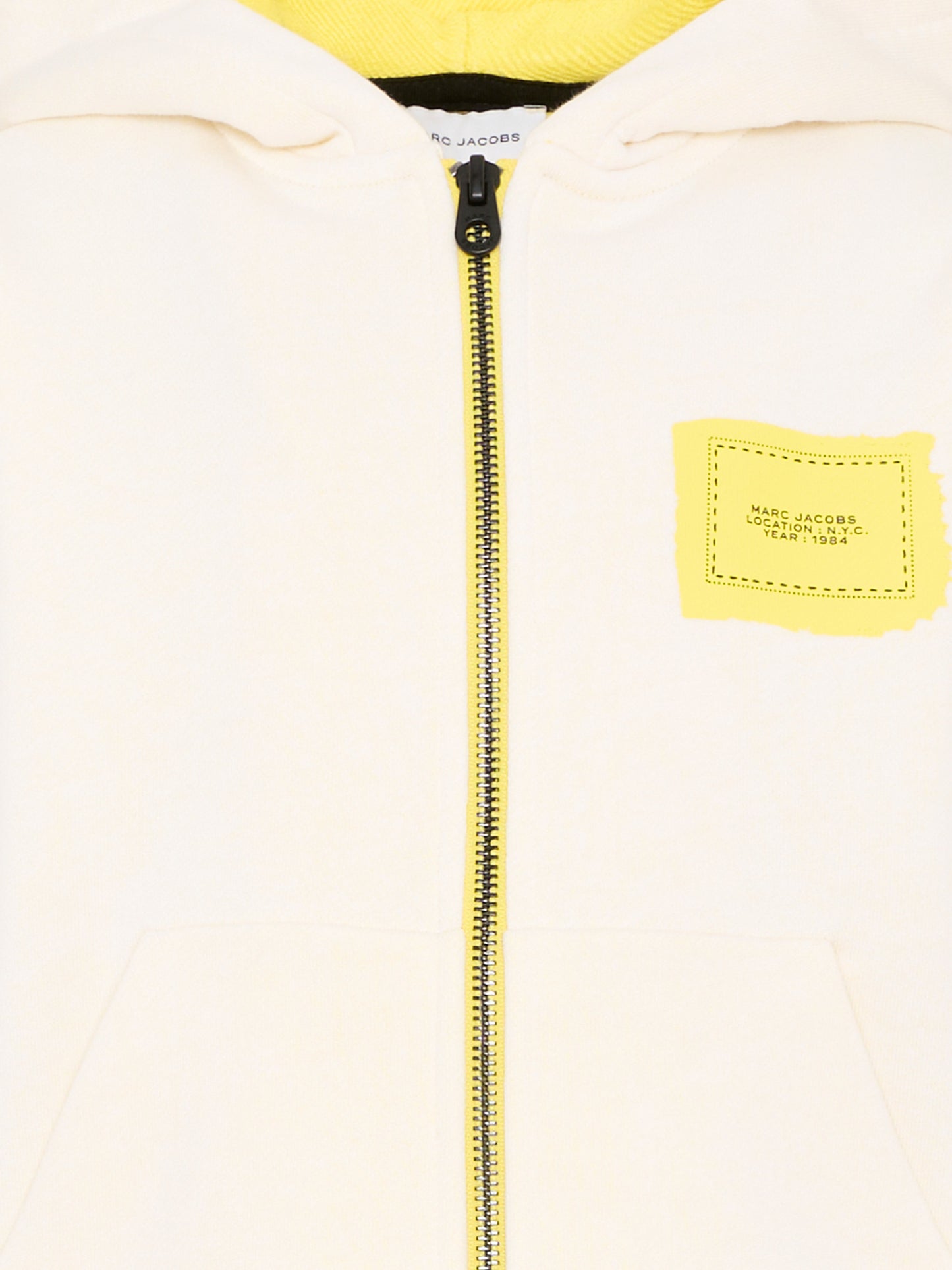 Felpa gialla per bambini con logo,Marc Jacobs,W60776 N05