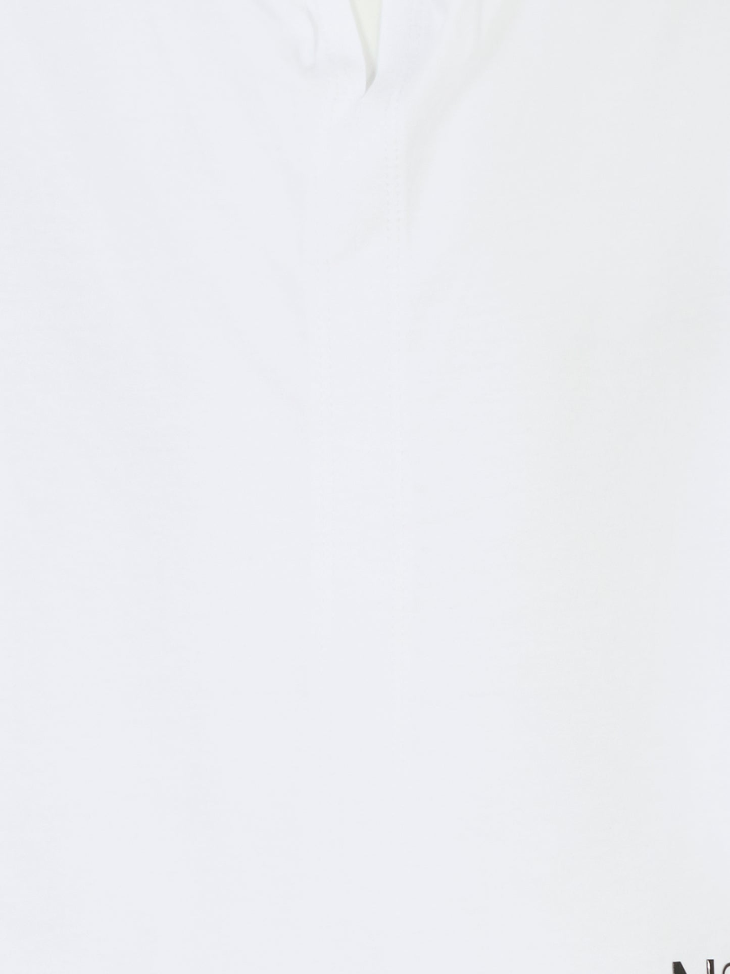 T-shirt bianca per bambina con logo,N°21 Kids,N2102E N0153 0N100