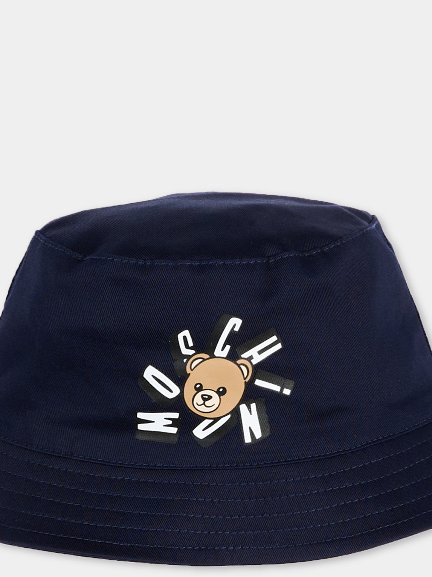 Cloche blu per neonati con teddy bear,Moschino Kids,MNX057 LPA01 40016