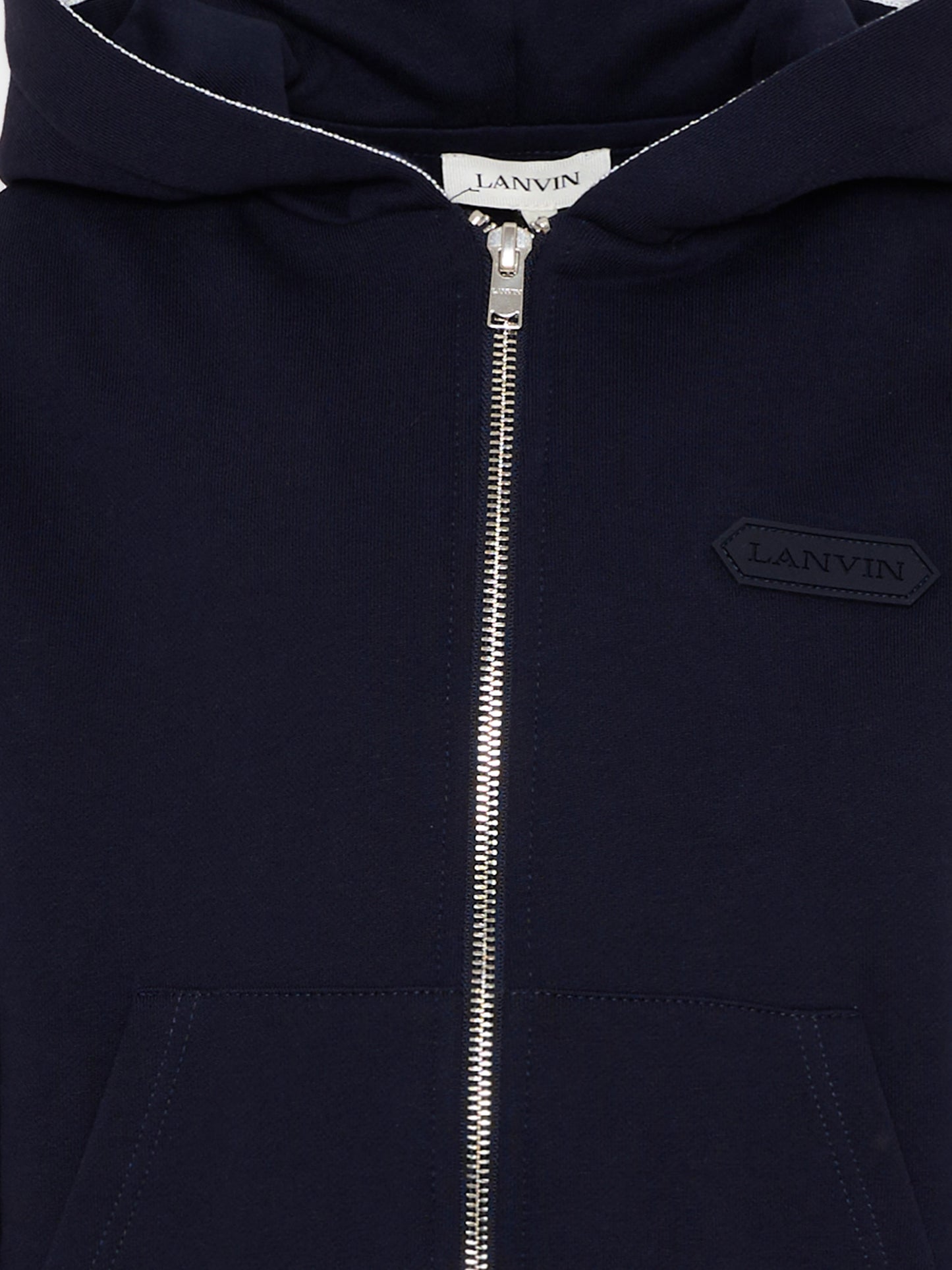 Felpa blu per bambino con logo,Lanvin Petite,N30370 855