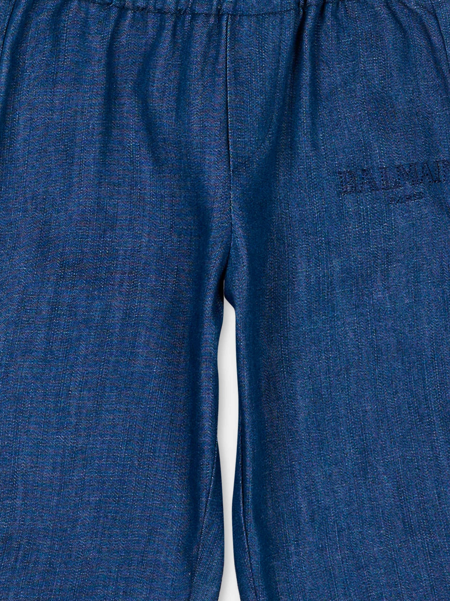Pantaloni eleganti blu per neonato,Balmain Kids,BY6590-P0588 625