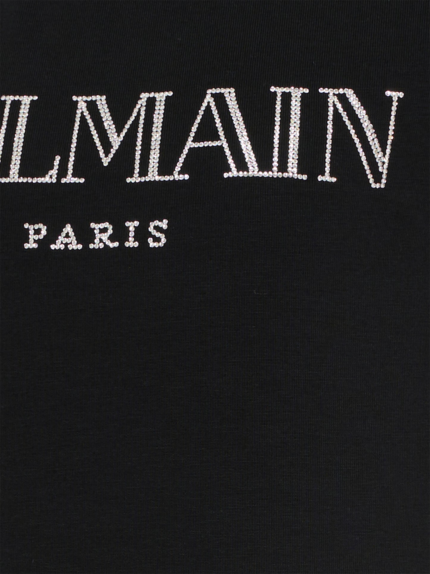 T-Shirt nera per bambini con logo,Balmain Kids,BY8A51-Z3277 930