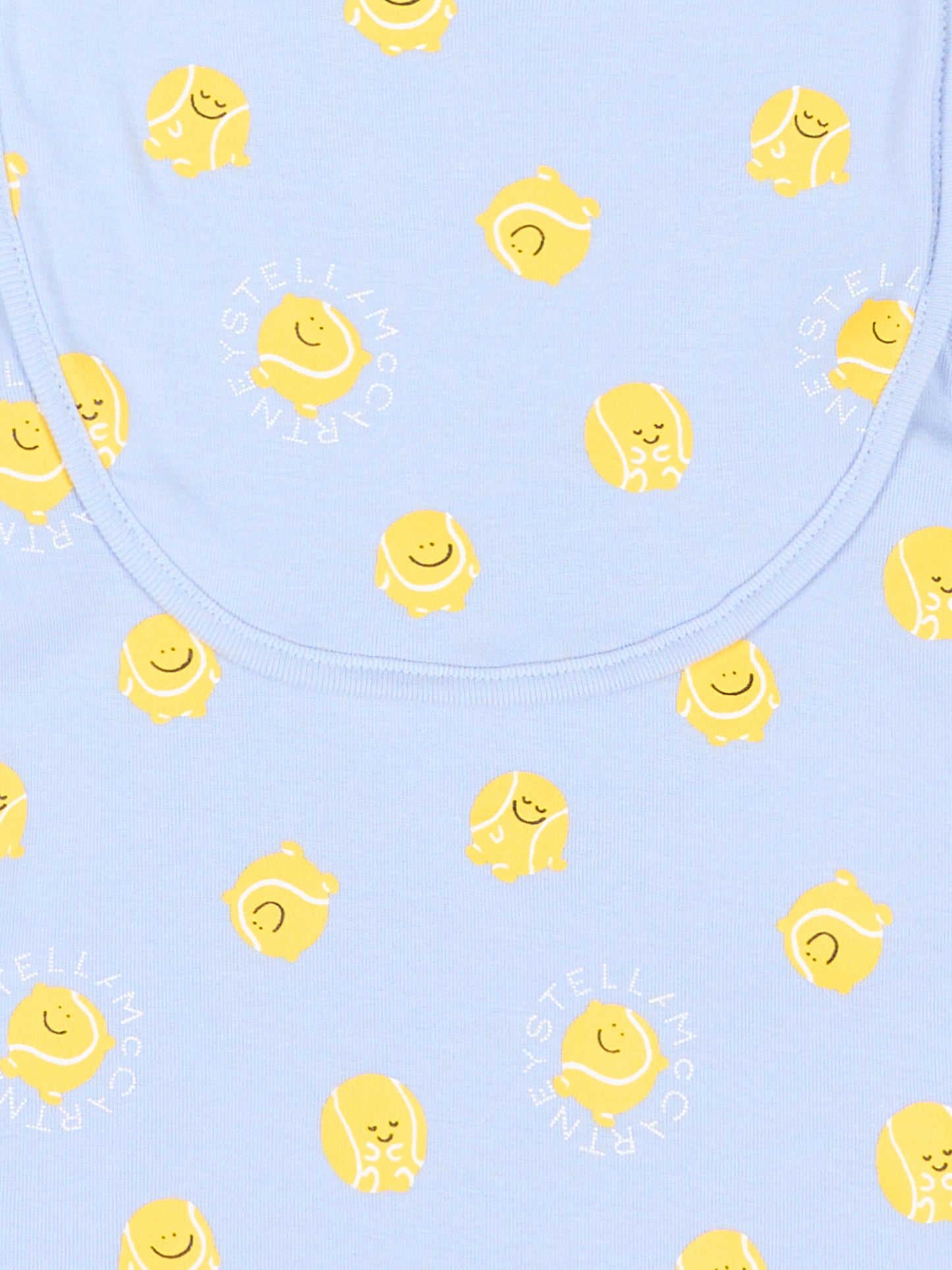 Set tutina celeste per neonato con palle da tennis,Stella Mccartney Kids,TYB530-Z3647 602MC