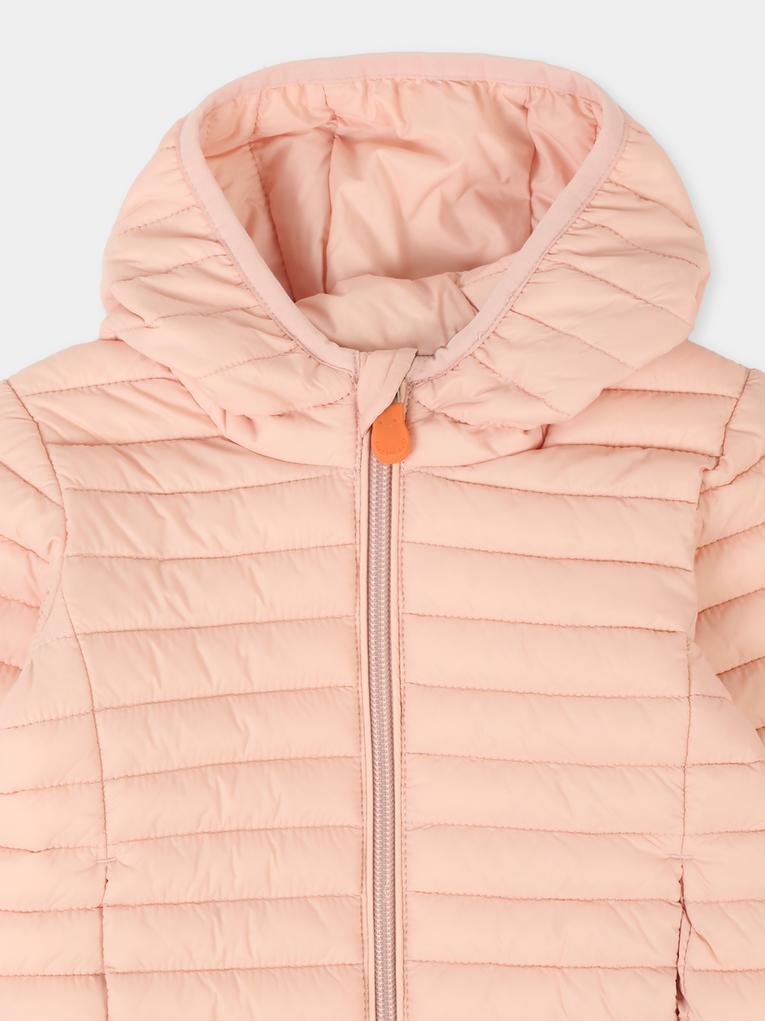 Piumino Nene rosa per neonata con logo,Save The Duck Kids,I30003X GIGA20 80007