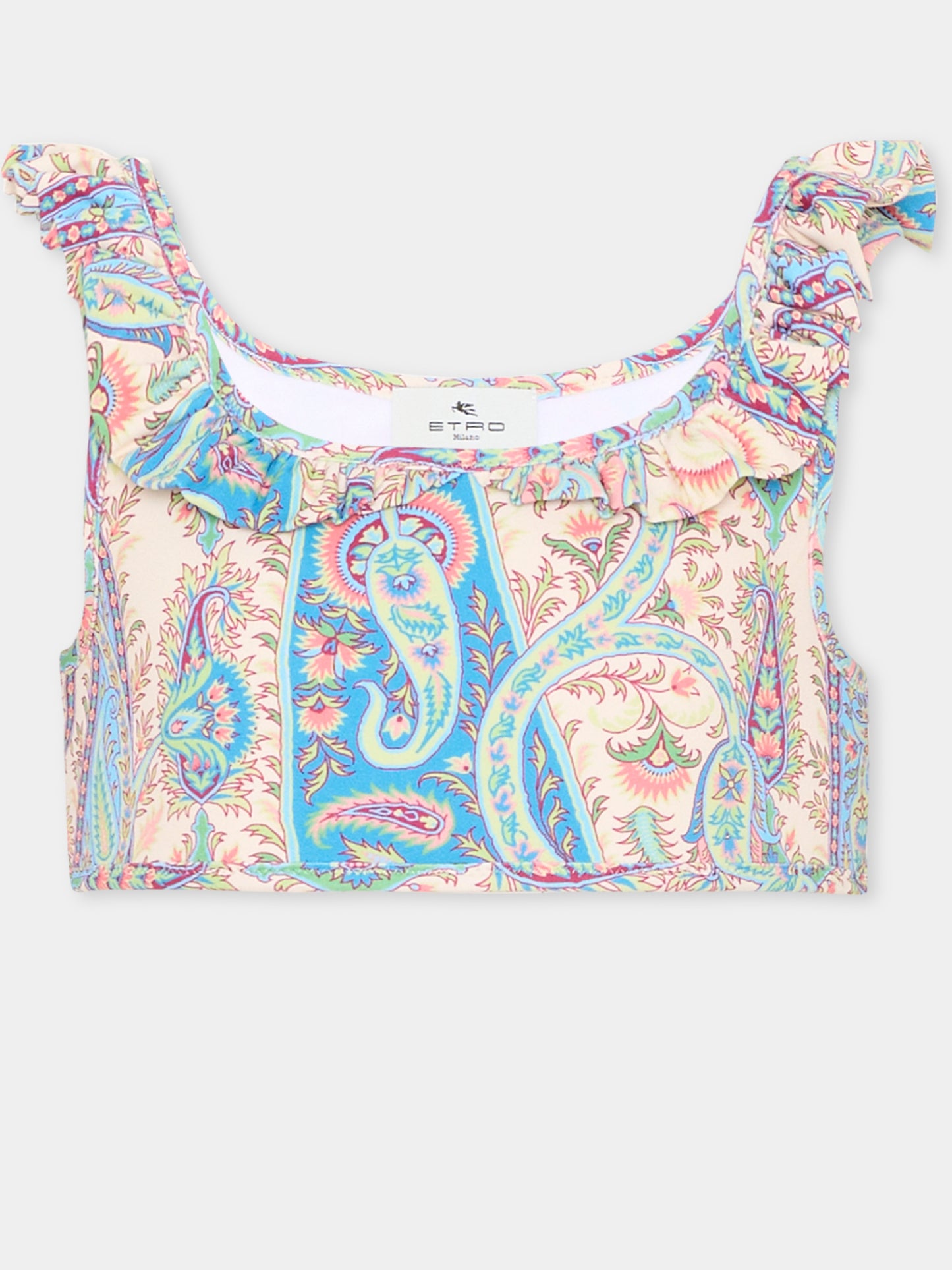 Slip e bikini multicolor per bambina con stampa paisley,Etro,GYCA39-J0556 107MC