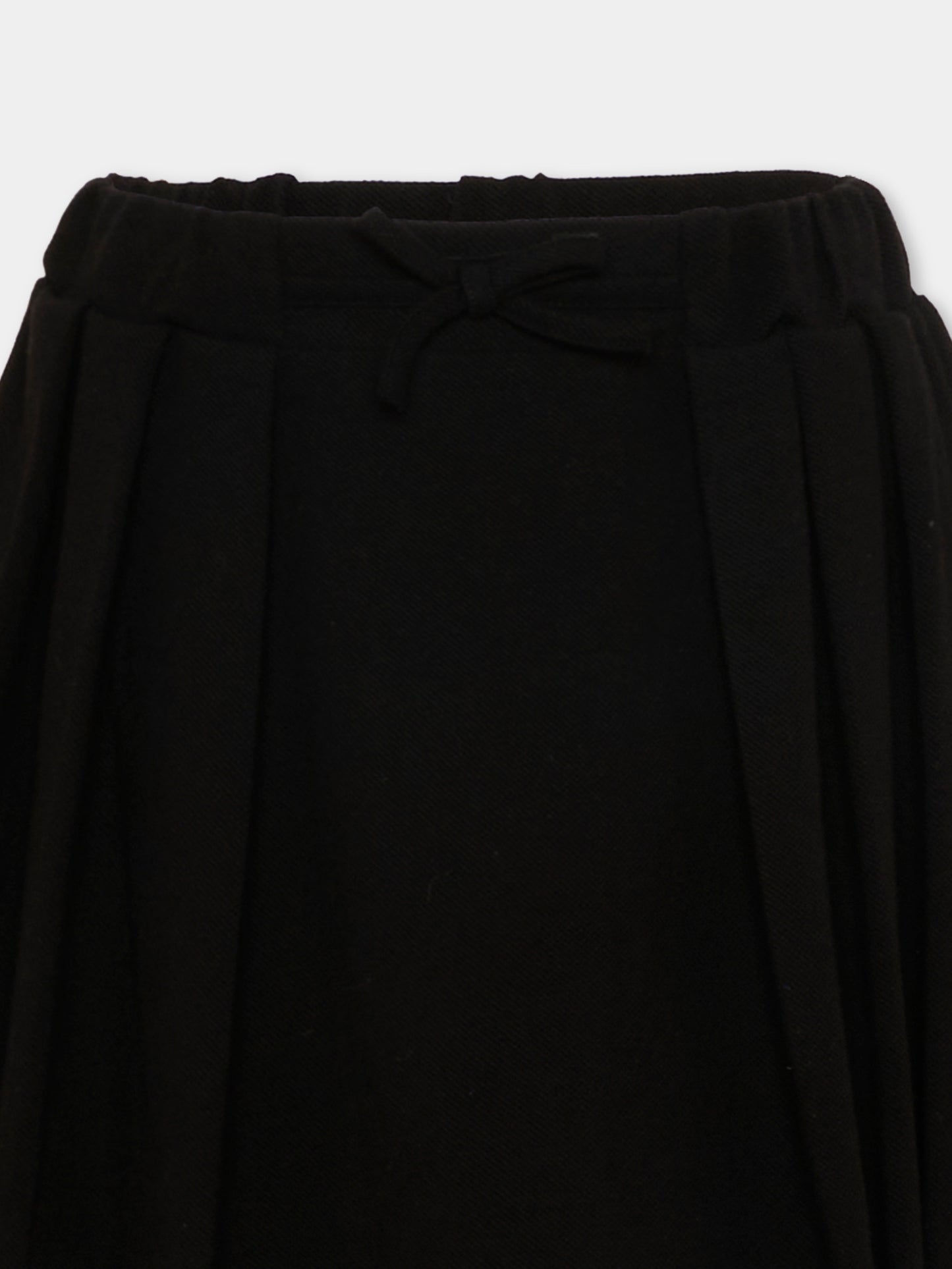 Gonna nera per bambina con logo,Barrow,S6BKJGSK152 110